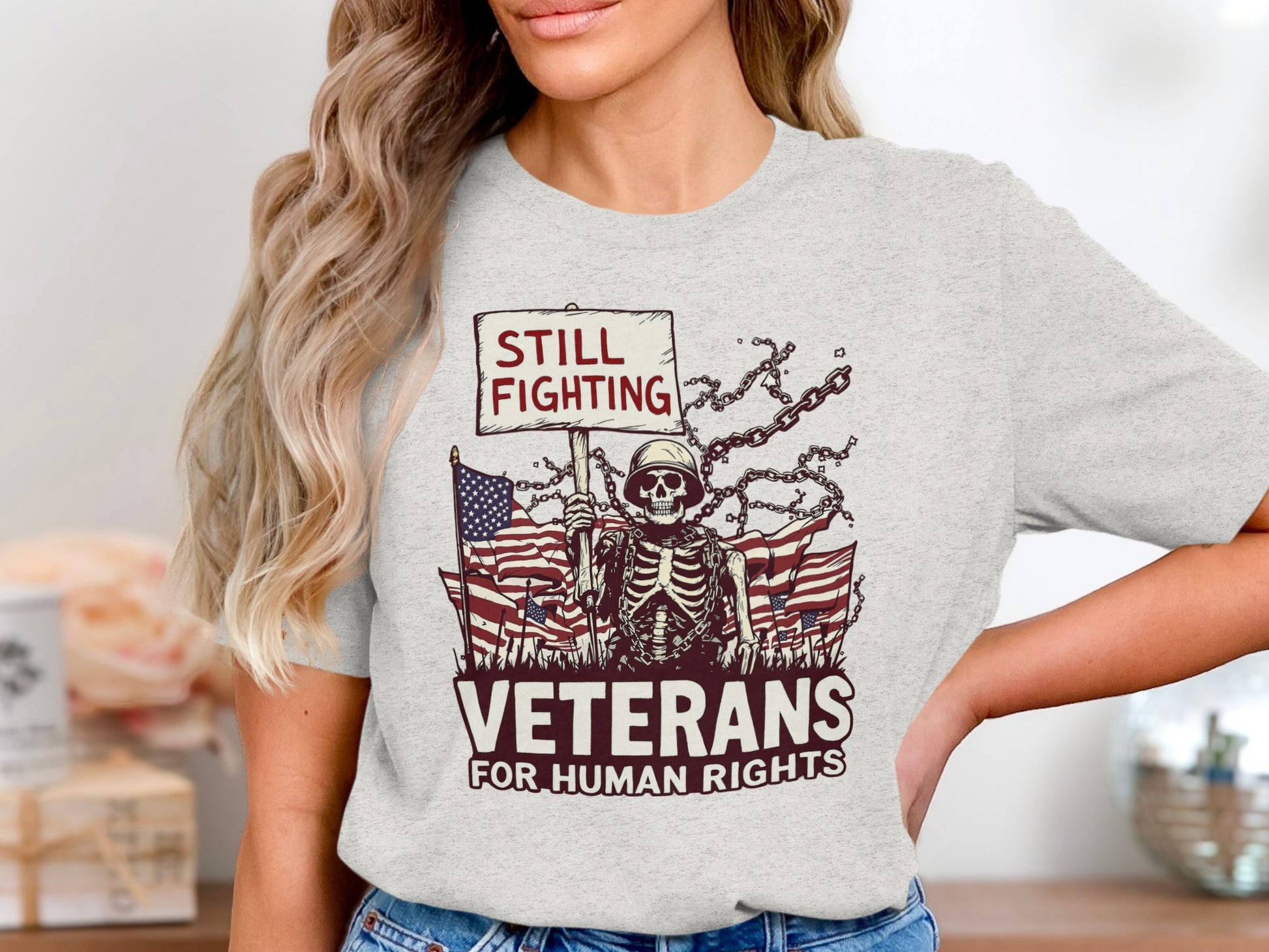 Still Fighting Veterans for Human Rights T-shirt