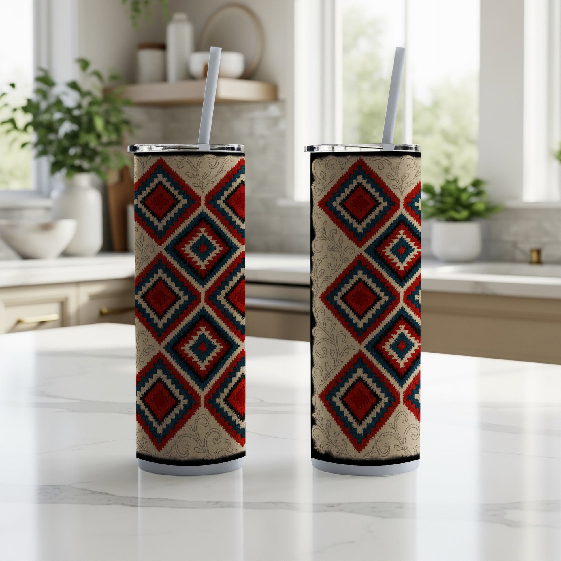 Geometric Pattern Insulated Tumbler product