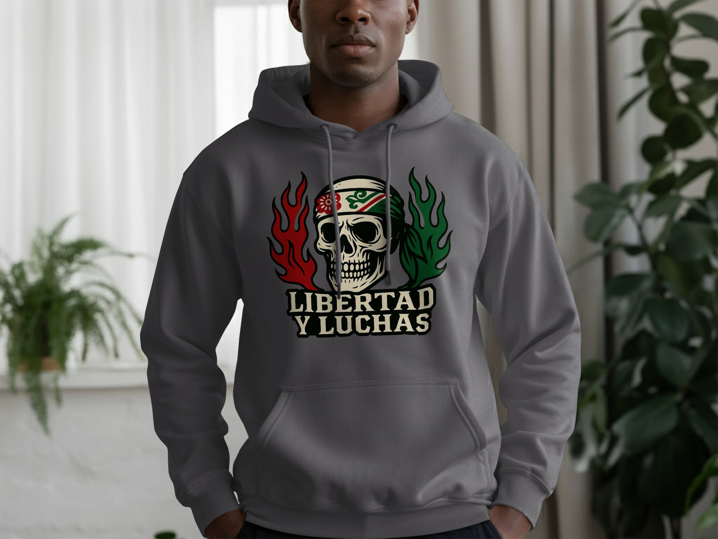 Libertad y Luchas Skeleton Graphic Hoodie product