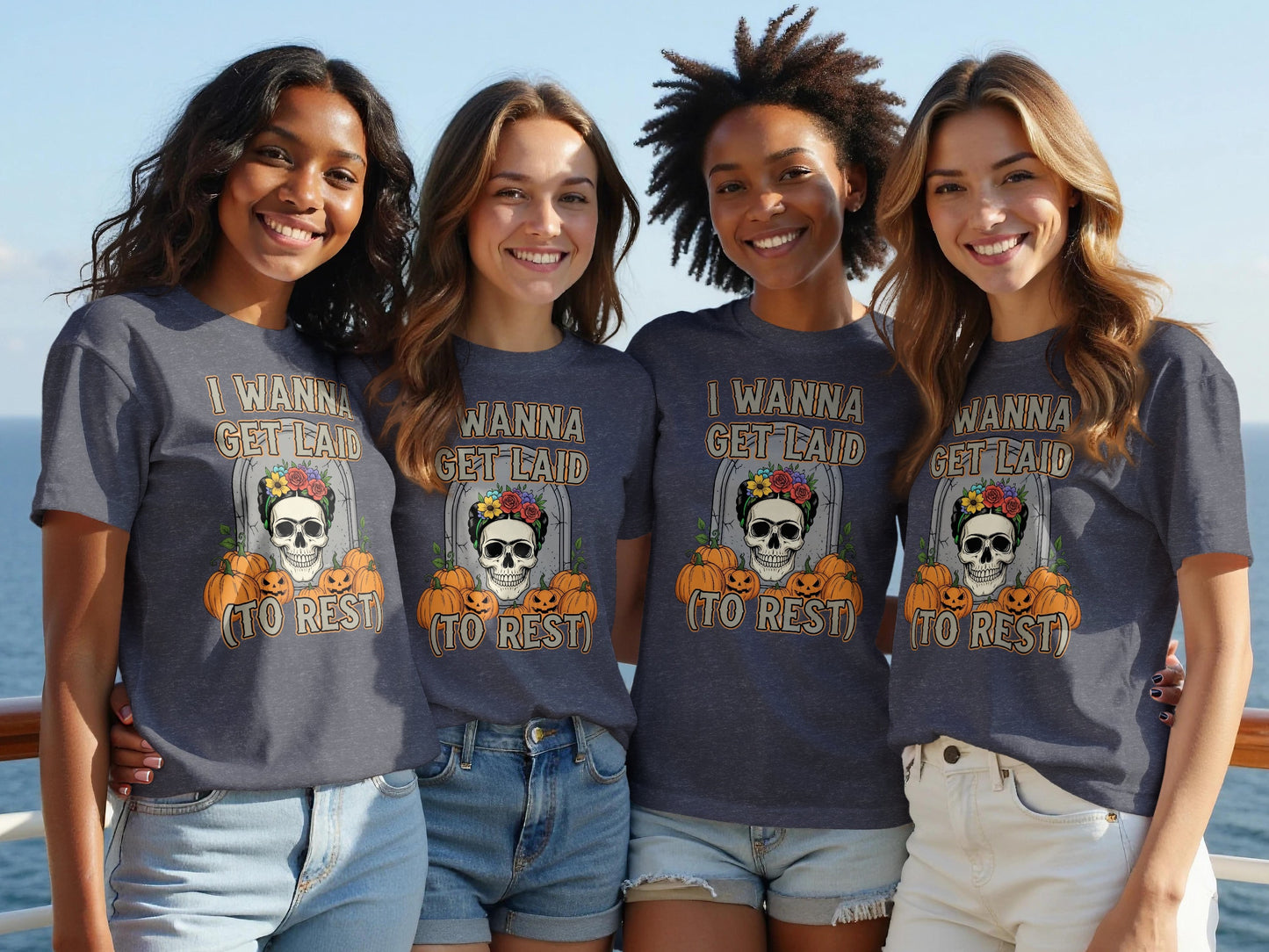 I Wanna Get Laid To Rest Halloween Theme Shirt product