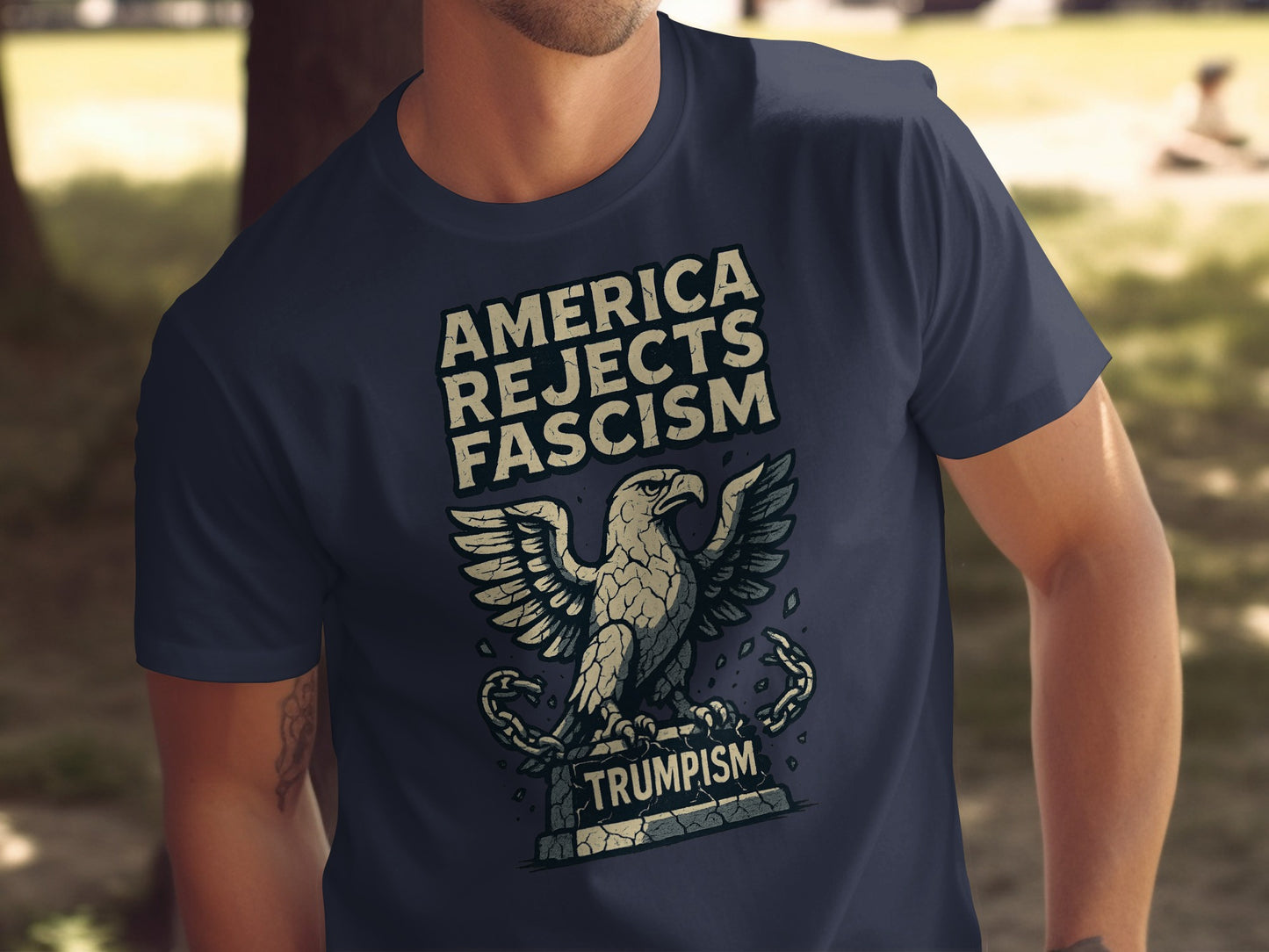 America Rejects Fascism Trumpism Graphic T Shirt