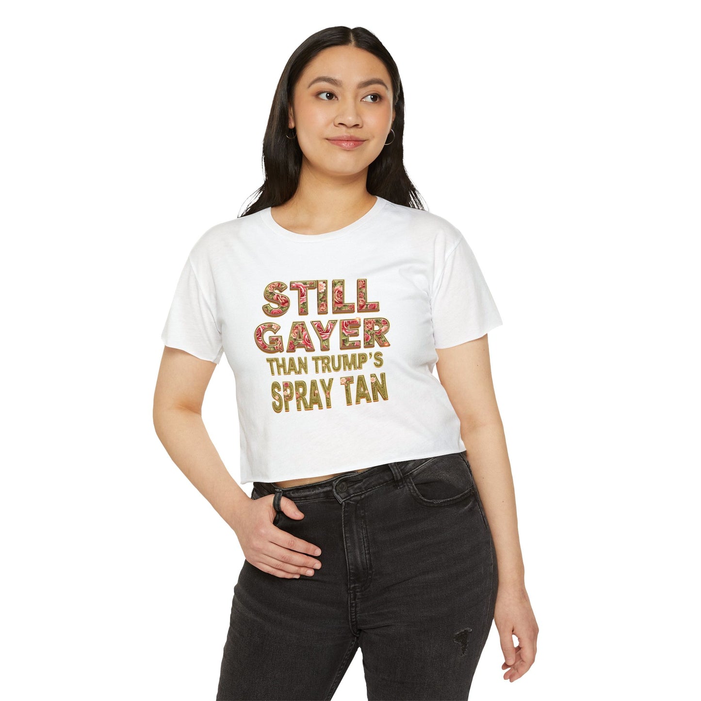 Pride crop top Still Gayer Festival Crop Top for Pride and Celebration