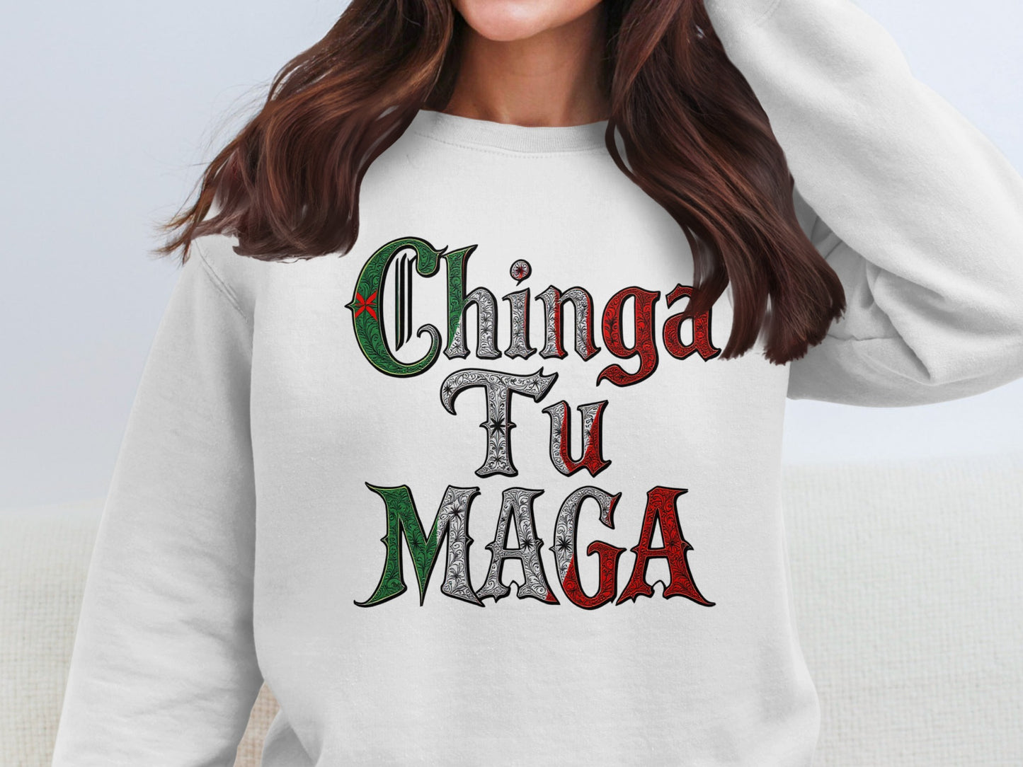 Chingal Tu MAGA Graphic Sweatshirt product type