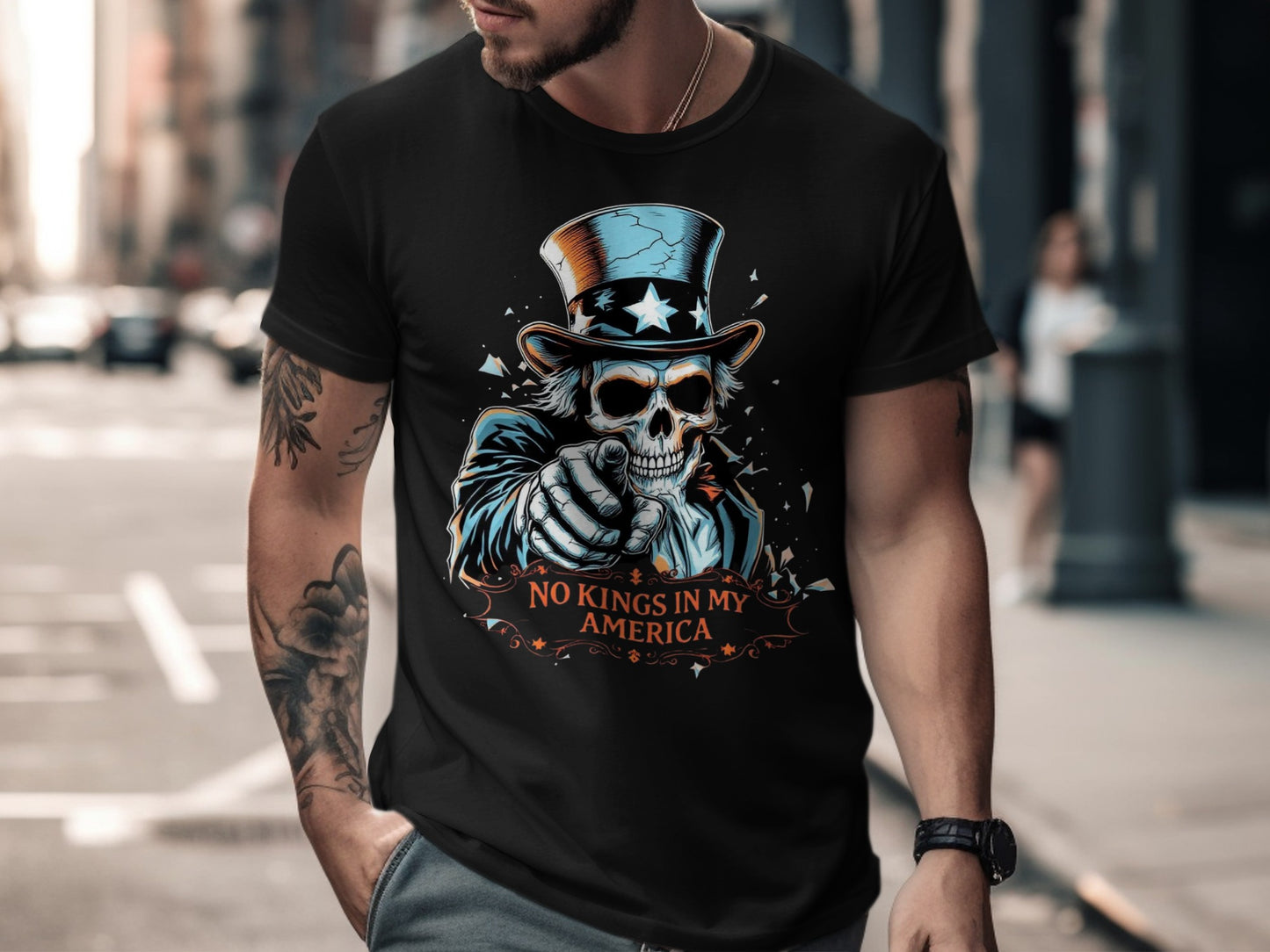 No Kings In My America Graphic T-Shirt product type