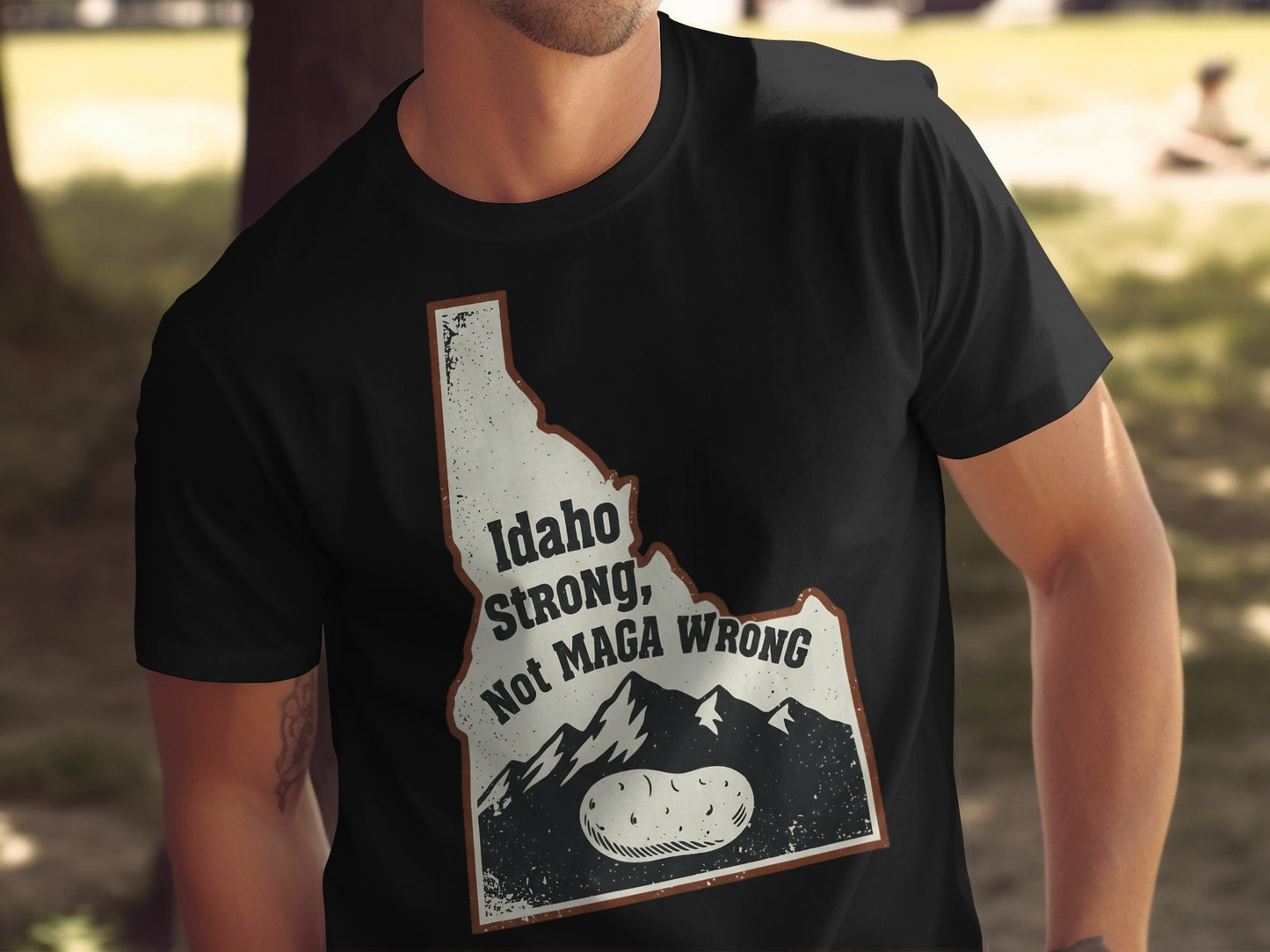 Idaho Strong Not Maga Wrong T-shirt product type