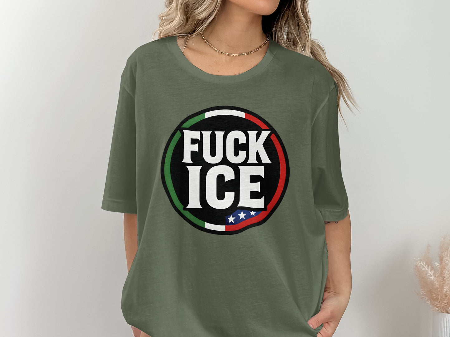 Bold Statement Fuck Ice Graphic Tee product type