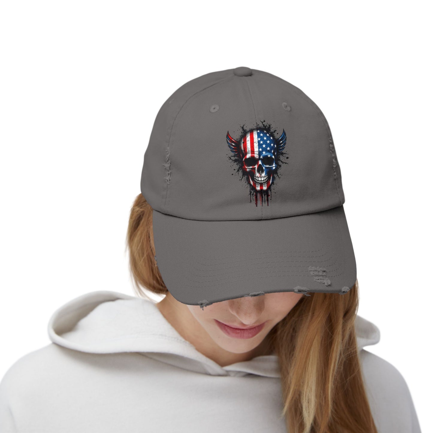 Vintage American Freedom Distressed Cap