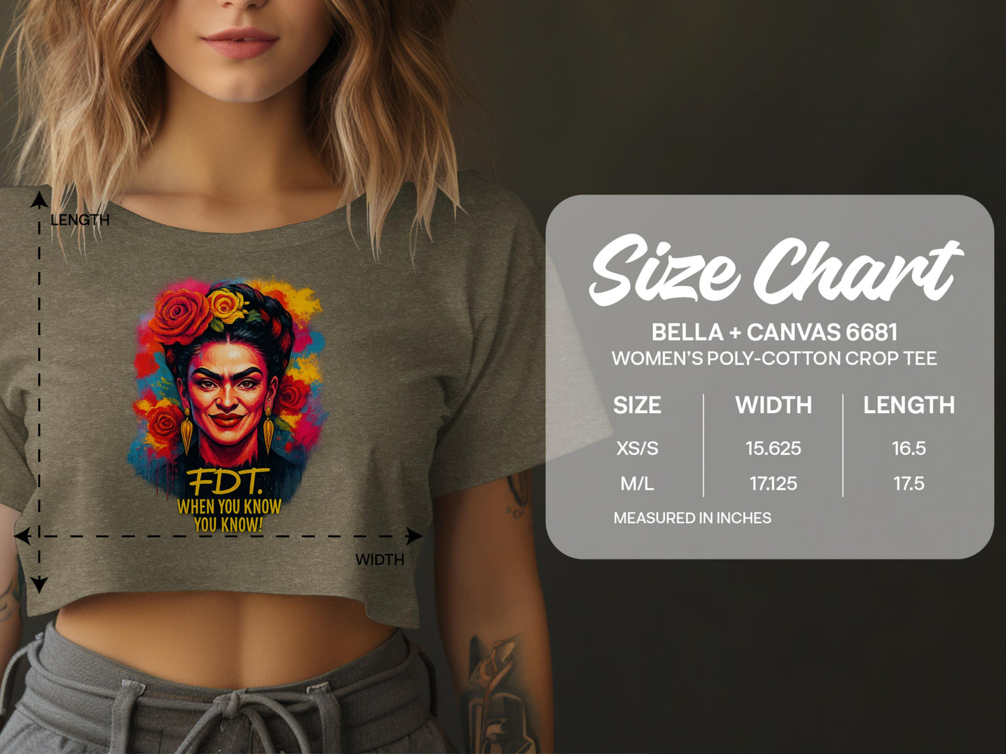FDT When You Know You Know Women's Crop Tee product