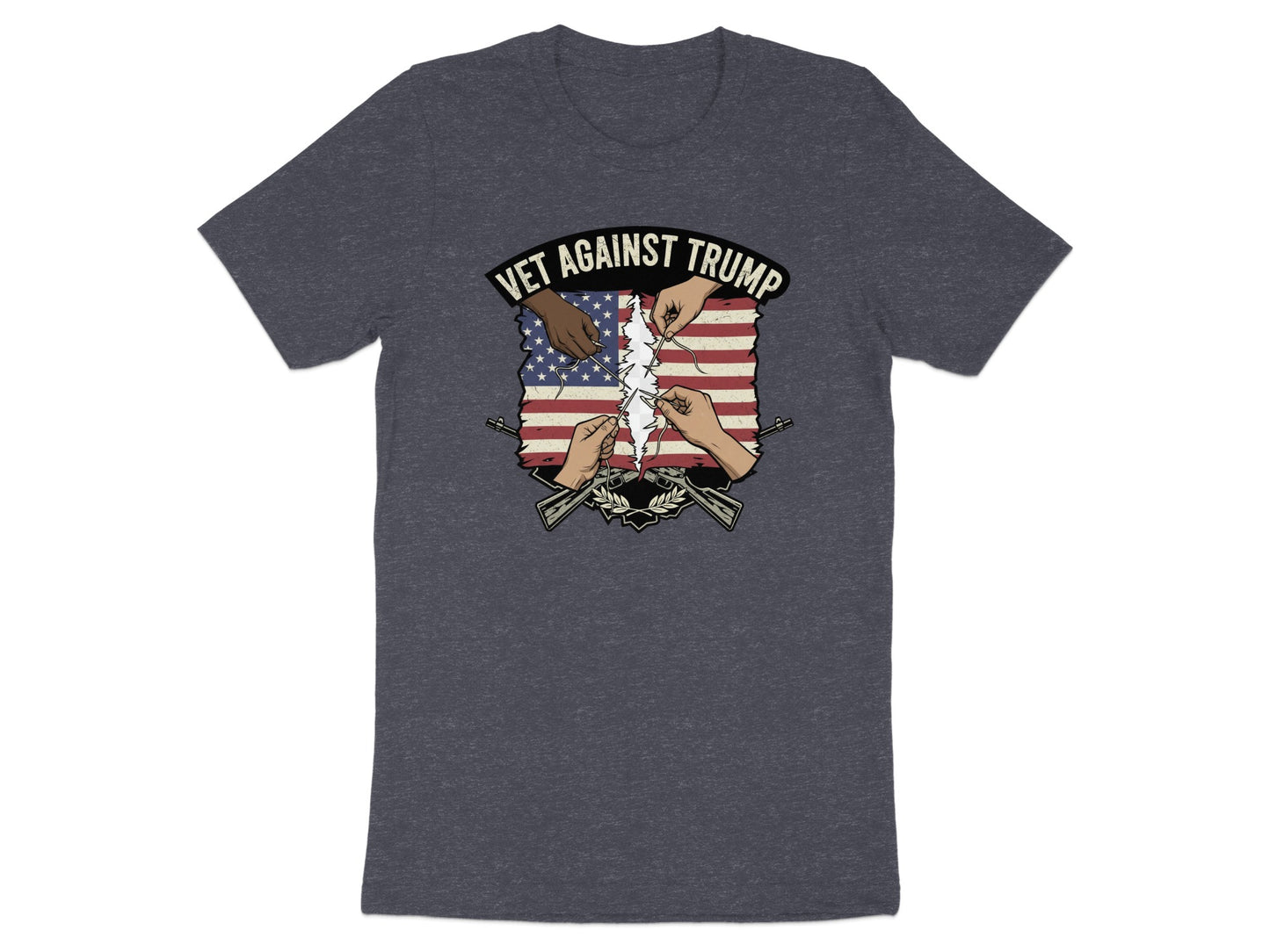 Vet Against Trump Graphic T-Shirt product