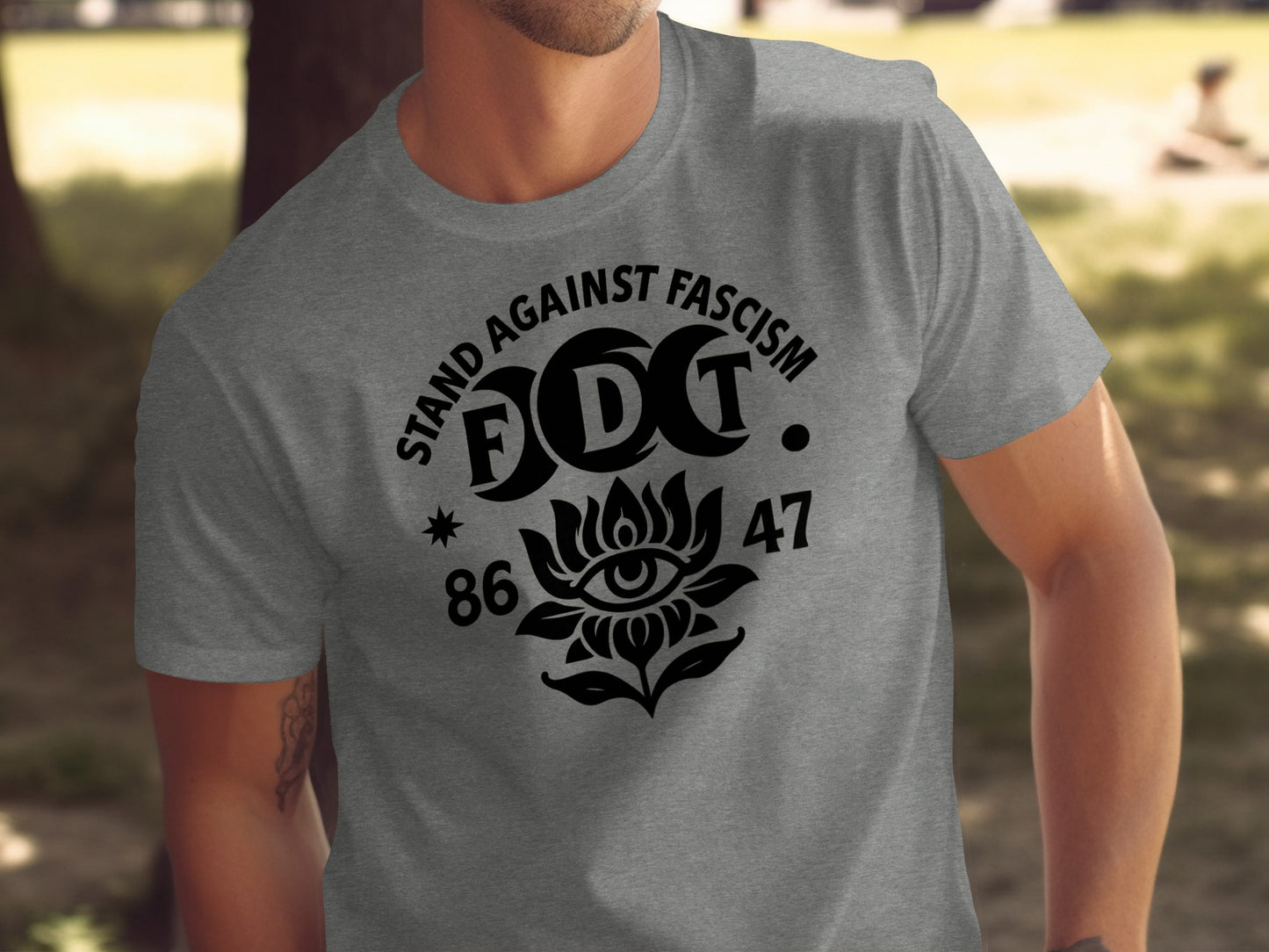 Stand Against Fascism Graphic T-Shirt