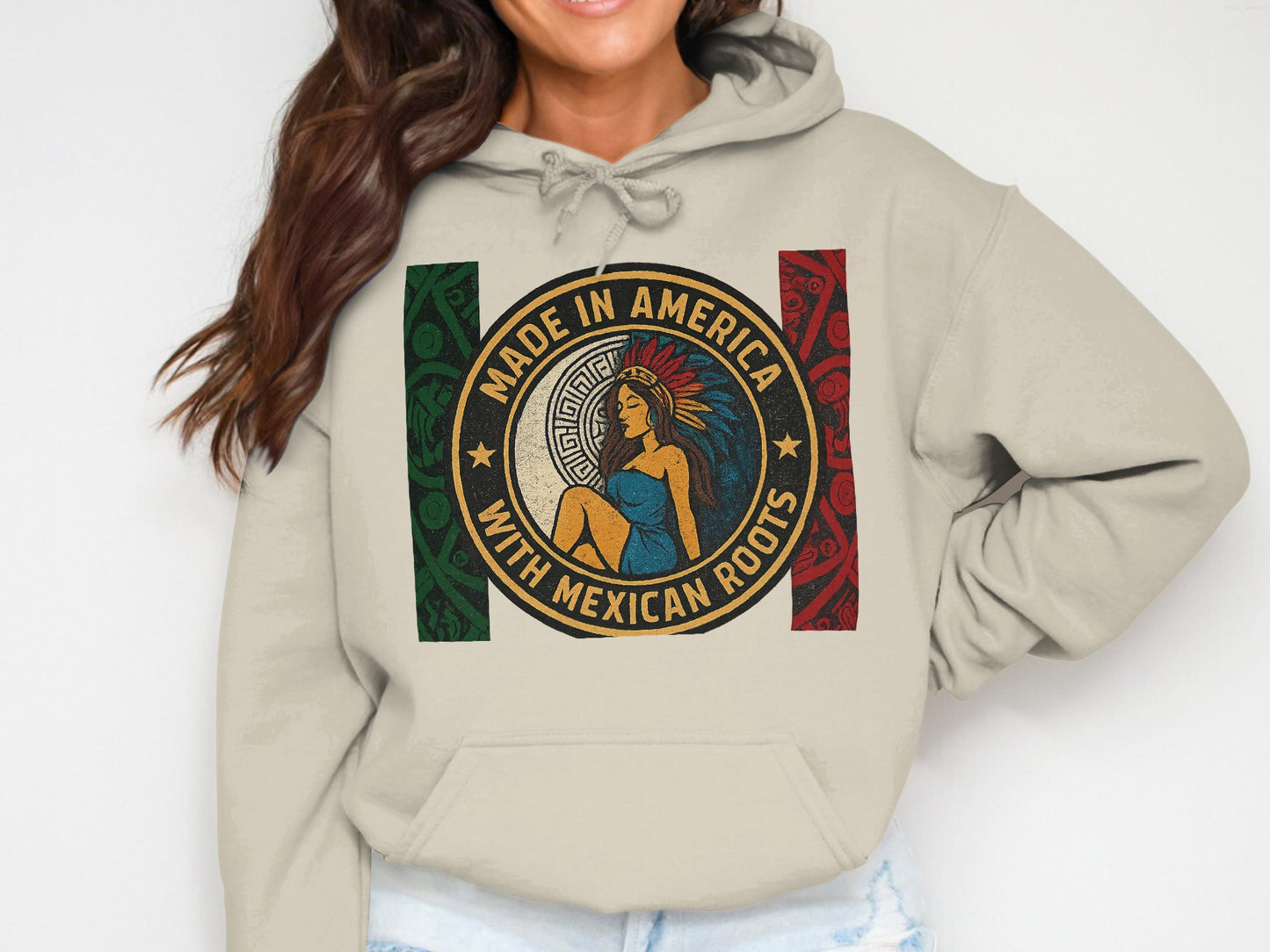 Made in America with Mexican Roots Hoodie product type