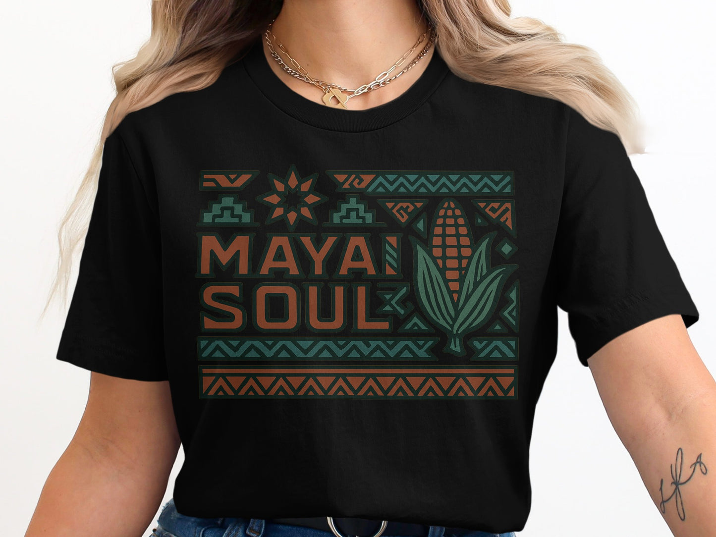 Mayan Soul Graphic Tee Ethnic Style Shirt product