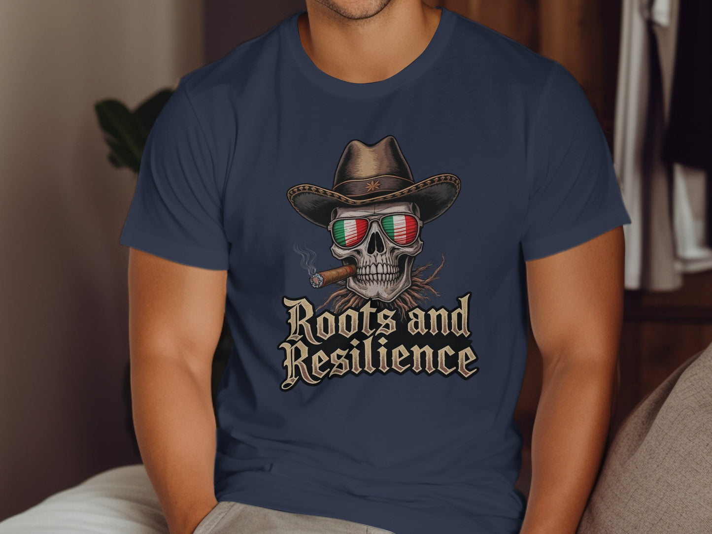 Roots and Resilience Skull Graphic T-Shirt product type