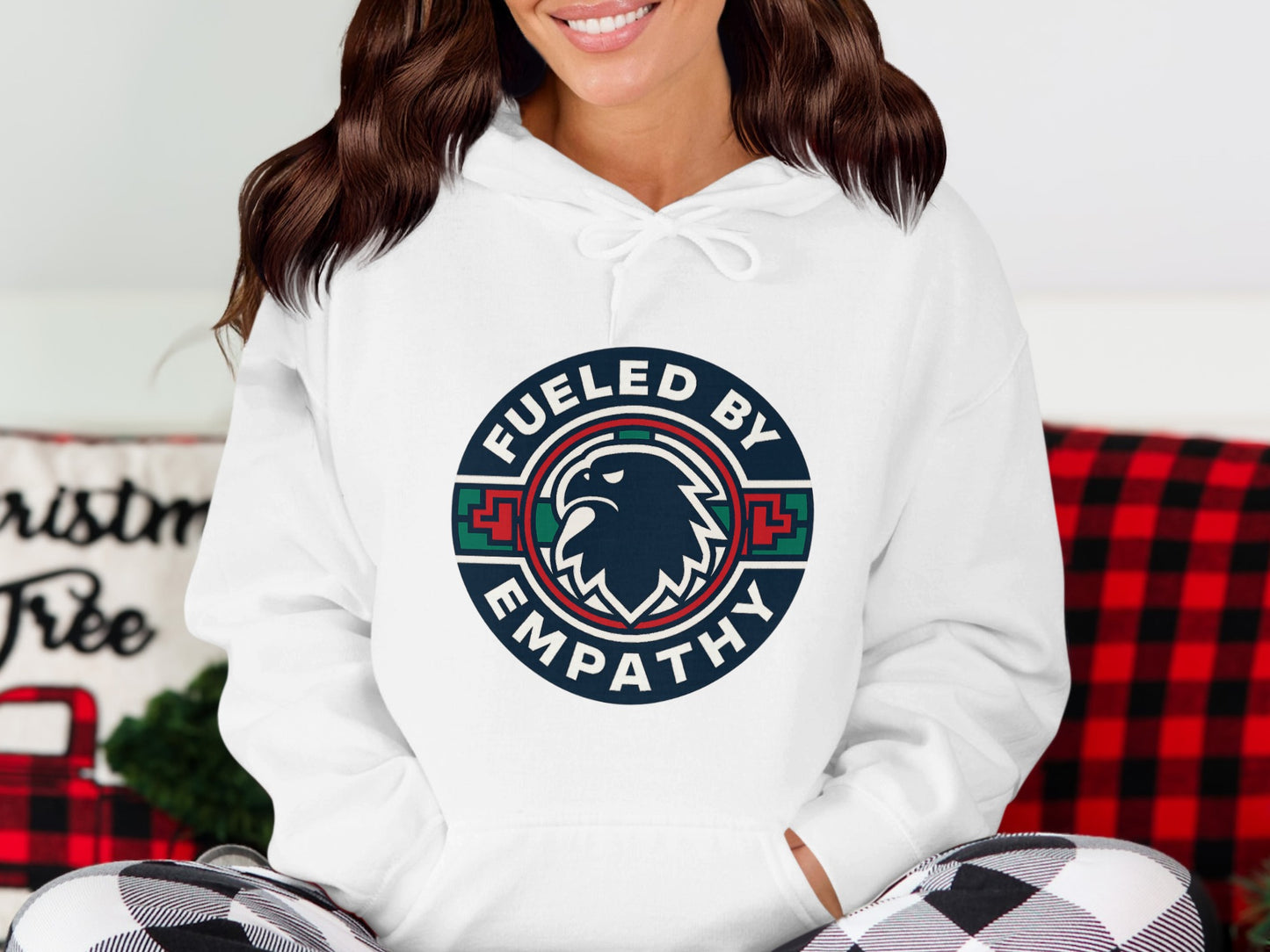 Fueled By Empathy Eagle Graphic Hoodie product