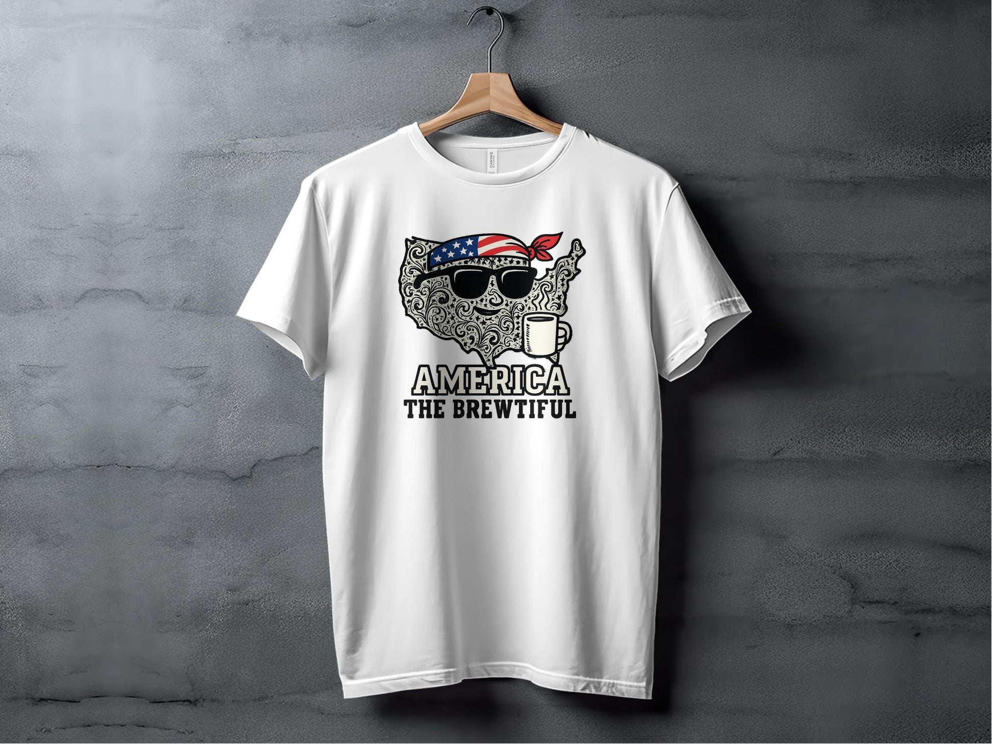 America The Brewtiful Graphic T Shirt product type