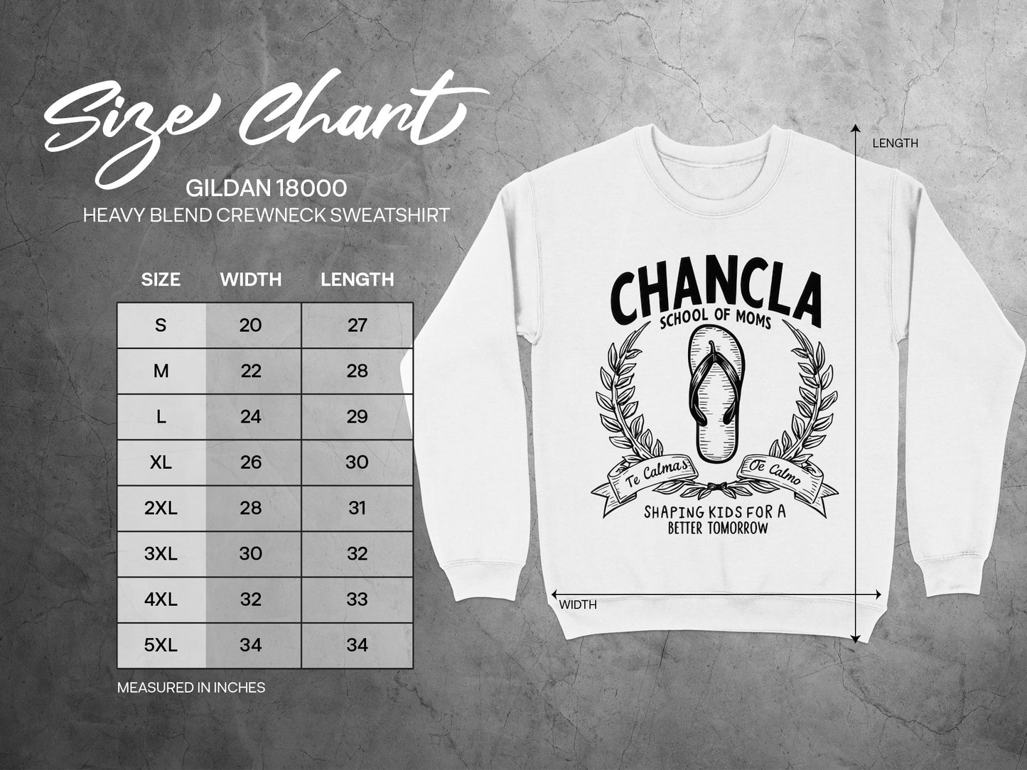 Chancla School of Moms Heavy Blend Sweatshirt product