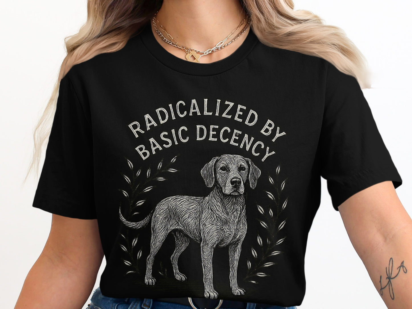 Radicalized by Basic Decency Graphic Tee product