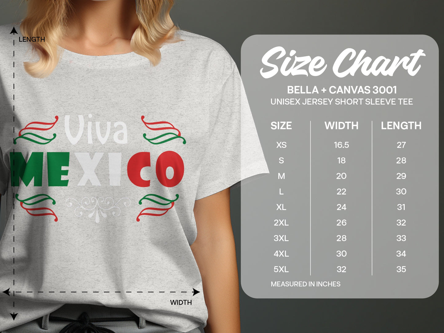 Viva Mexico Bella+Canvas Short Sleeve Shirt product