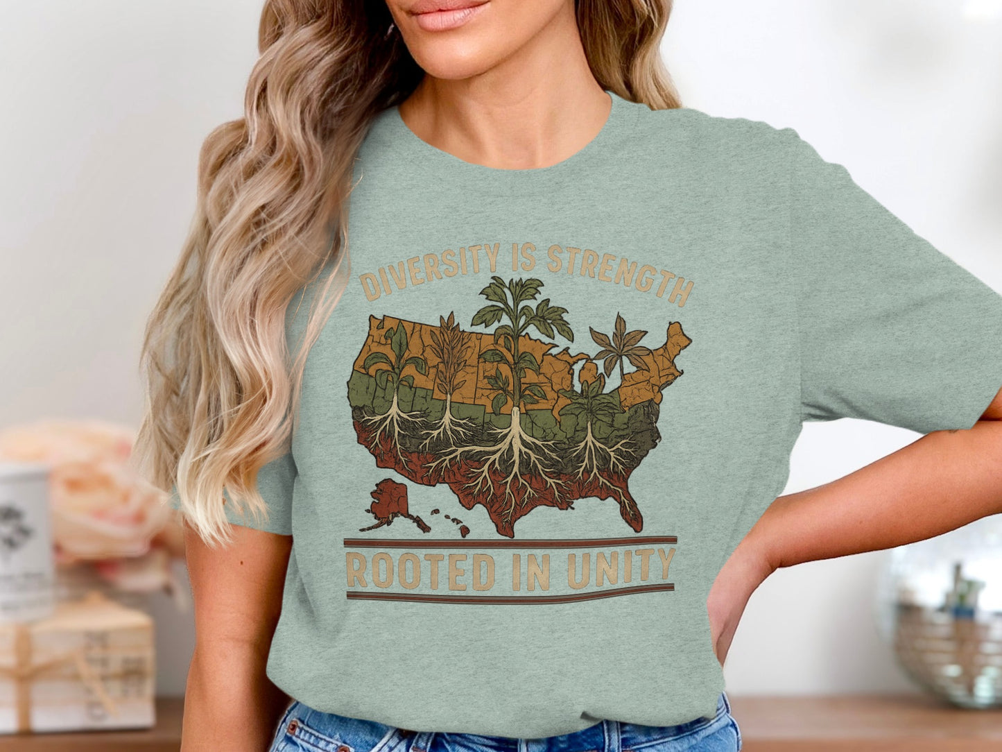 Diversity is Strength Rooted in Unity T-shirt product