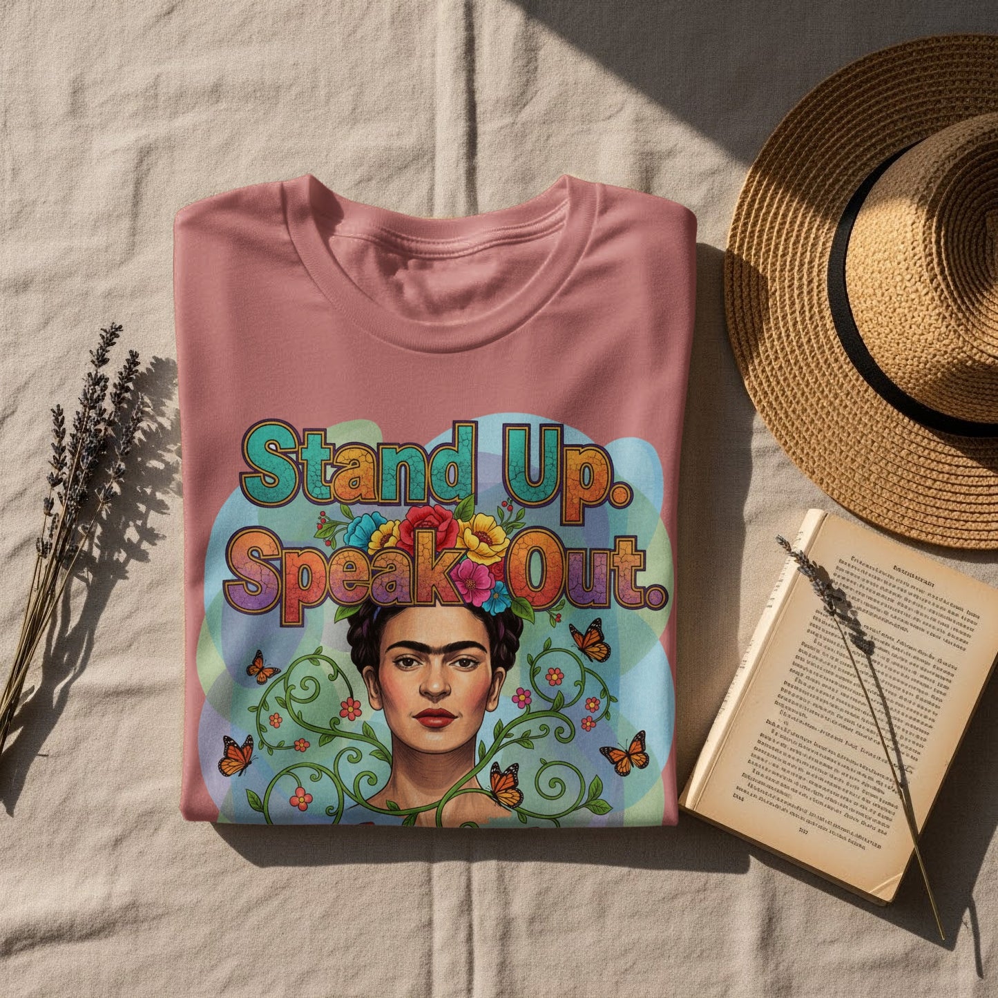 Stand Up Speak Out Colorful Graphic T-Shirt product
