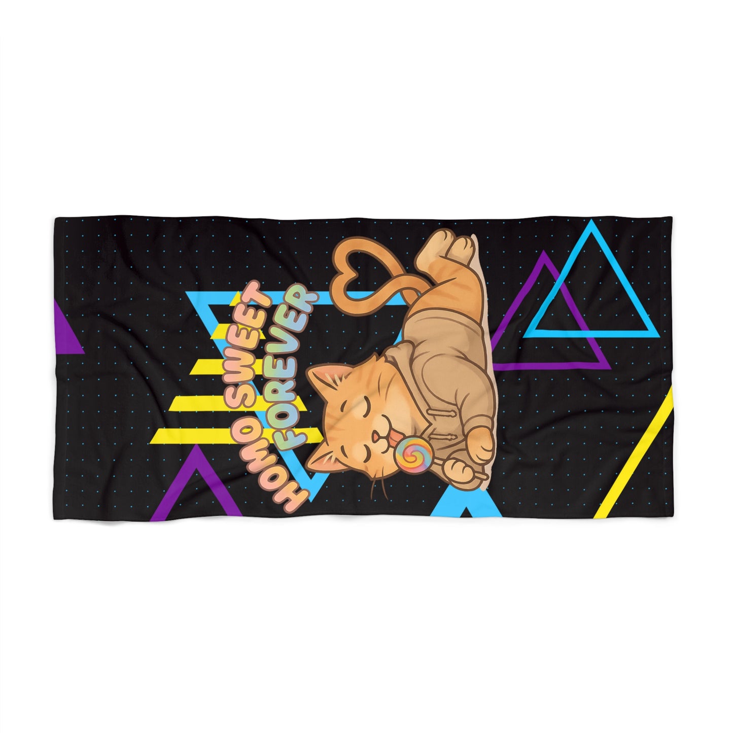 Pride towel Vibrant Cat-Themed Beach Towel - Perfect for Summer Fun, Gifts, Pool Parties, and Beach Days