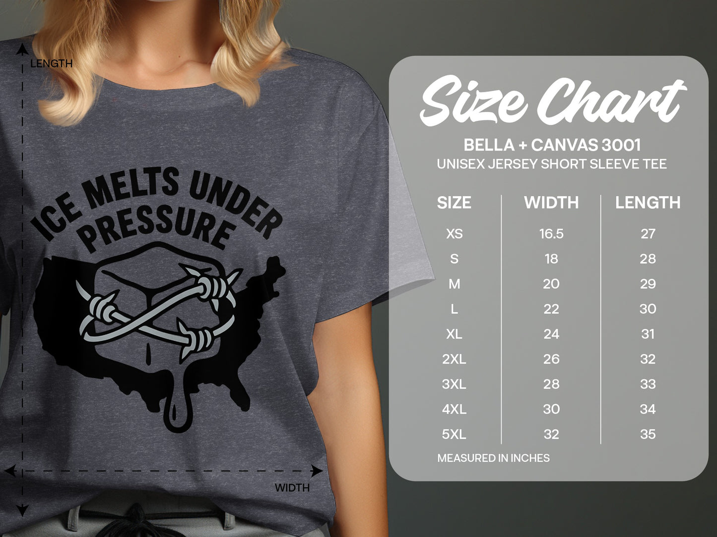 Ice Melts Under Pressure Short Sleeve Tee product
