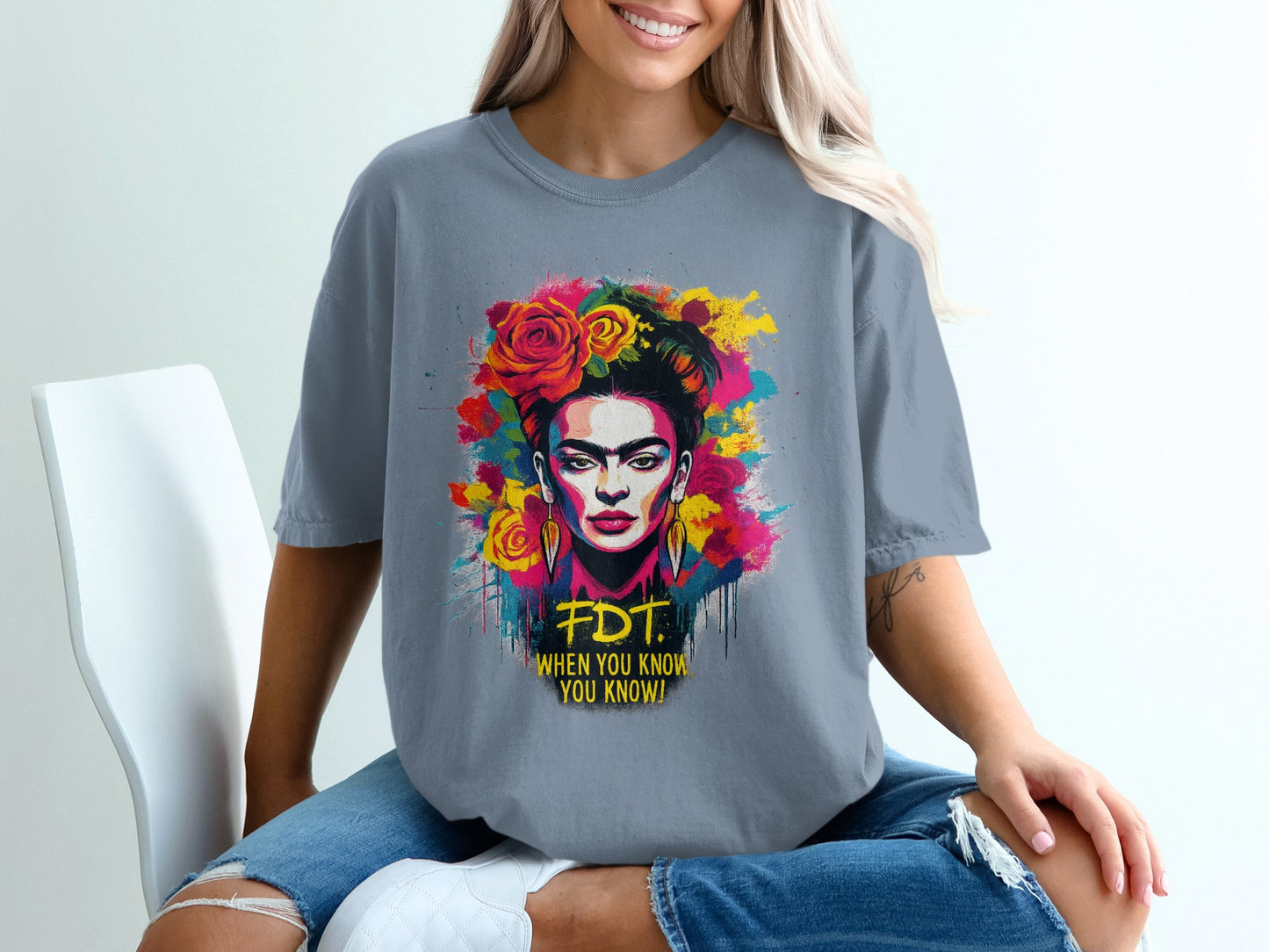 Colorful Artistic FDT When You Know You Know Shirt product type