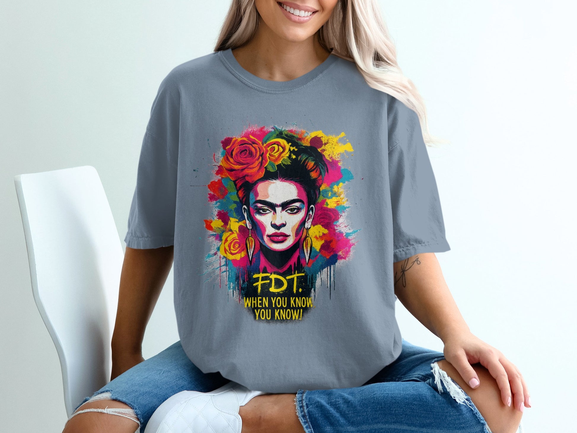 Colorful Artistic FDT When You Know You Know Shirt product type