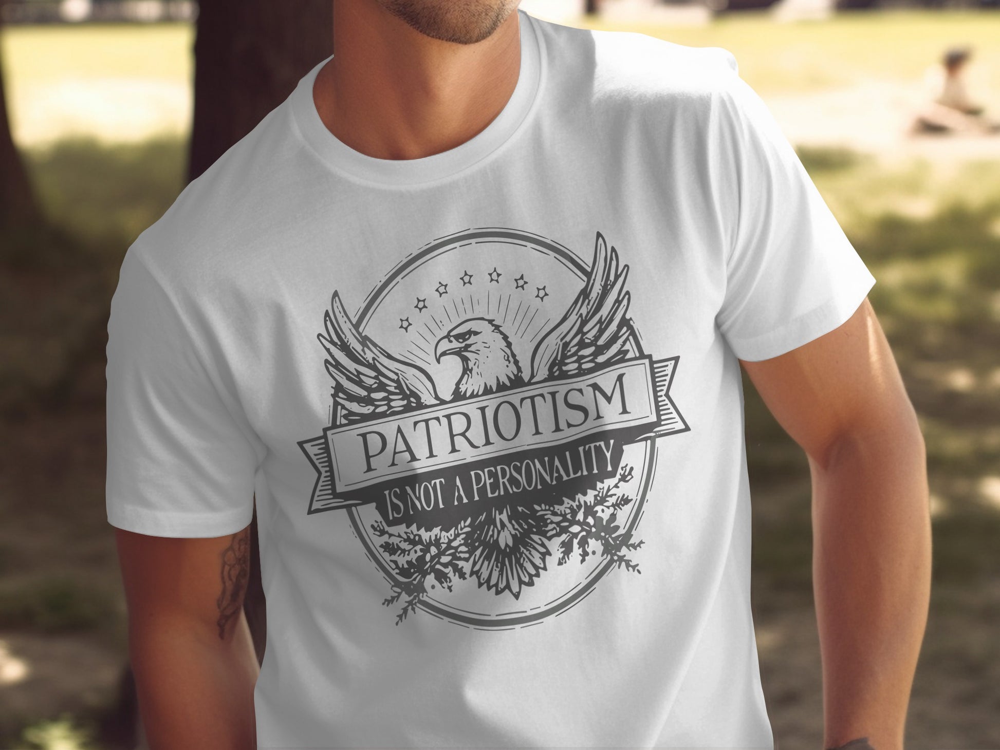 Patriotism Is Not A Personality T-shirt product