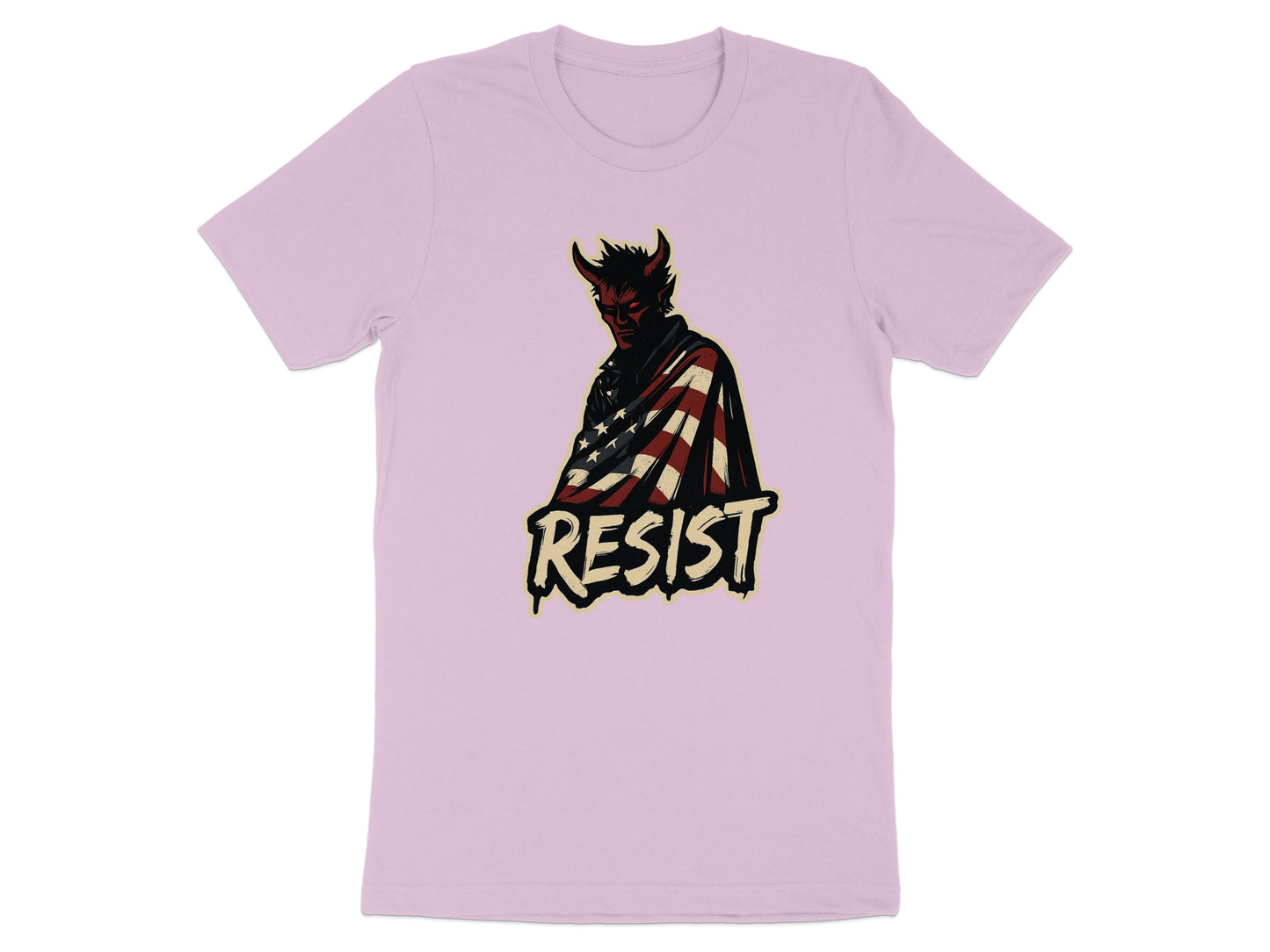 Resist Devil American Flag Graphic T-shirt product type