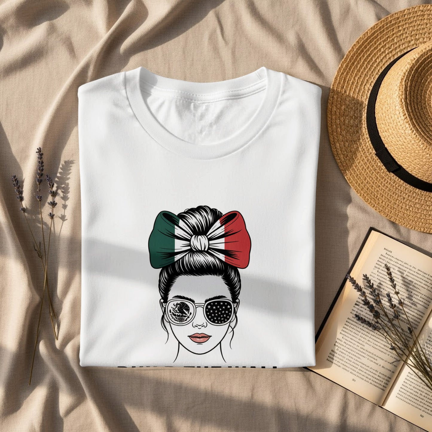 Stylish Woman with Sunglasses Graphic T-Shirt product