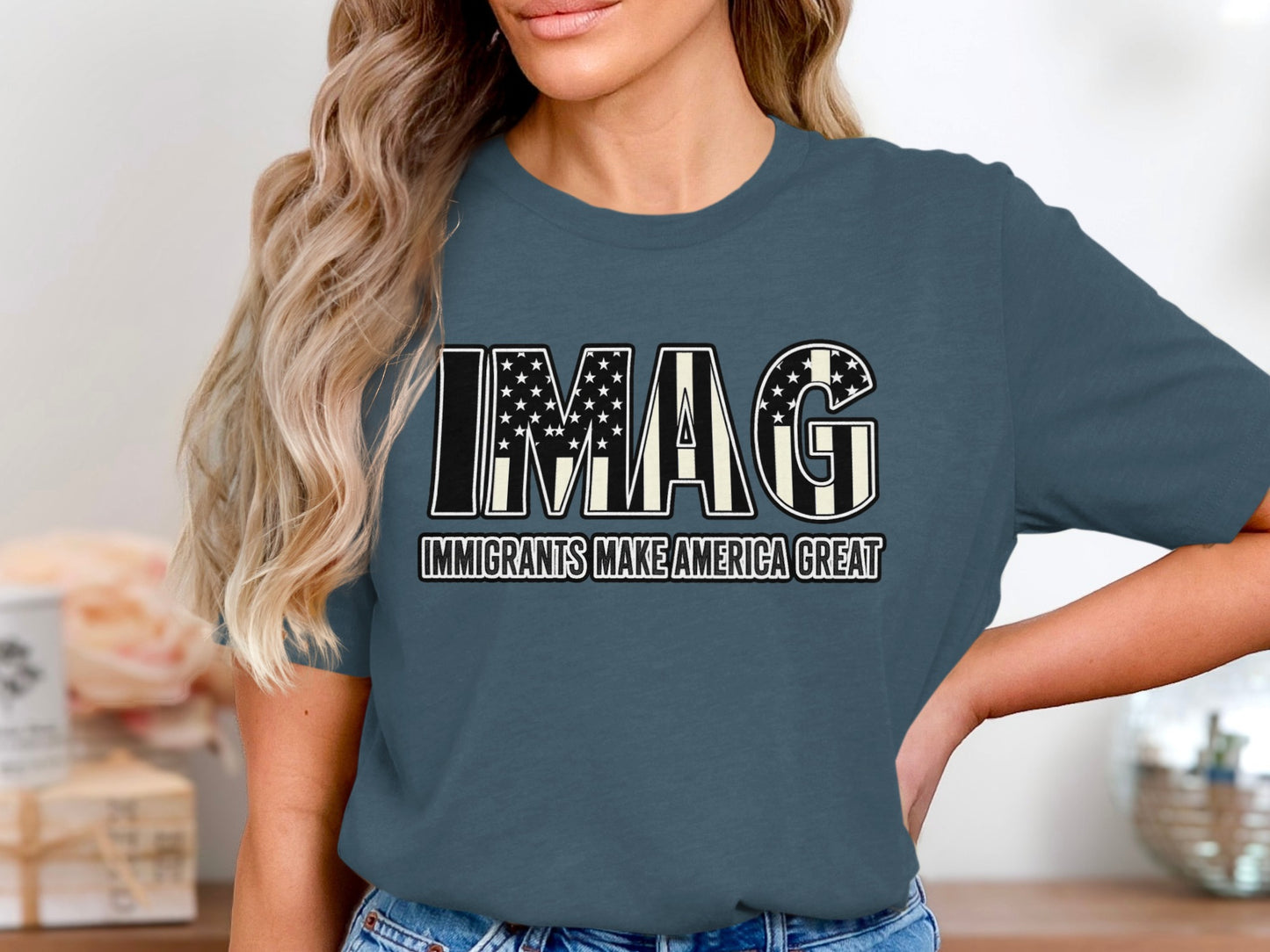 Immigrants Make America Great Graphic Tee product