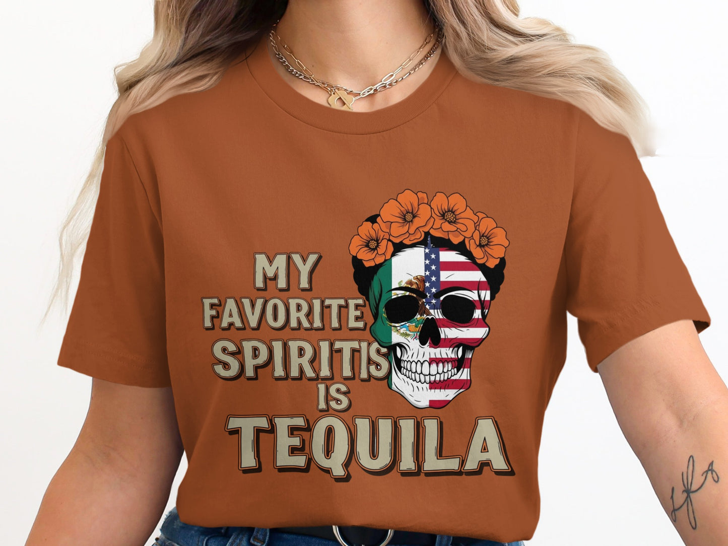 My Favorite Spirit Is Tequila Graphic T-shirt product