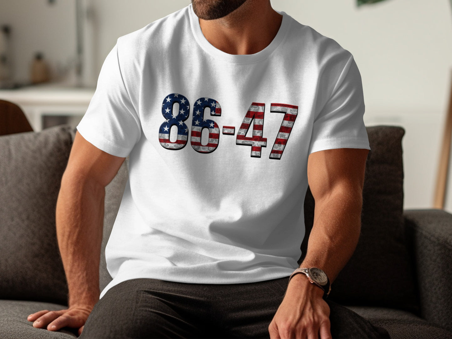 Patriotic 86-47 Design Casual Everyday Clothing product