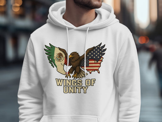 Wings of Unity Eagle Emblem Hoodie product