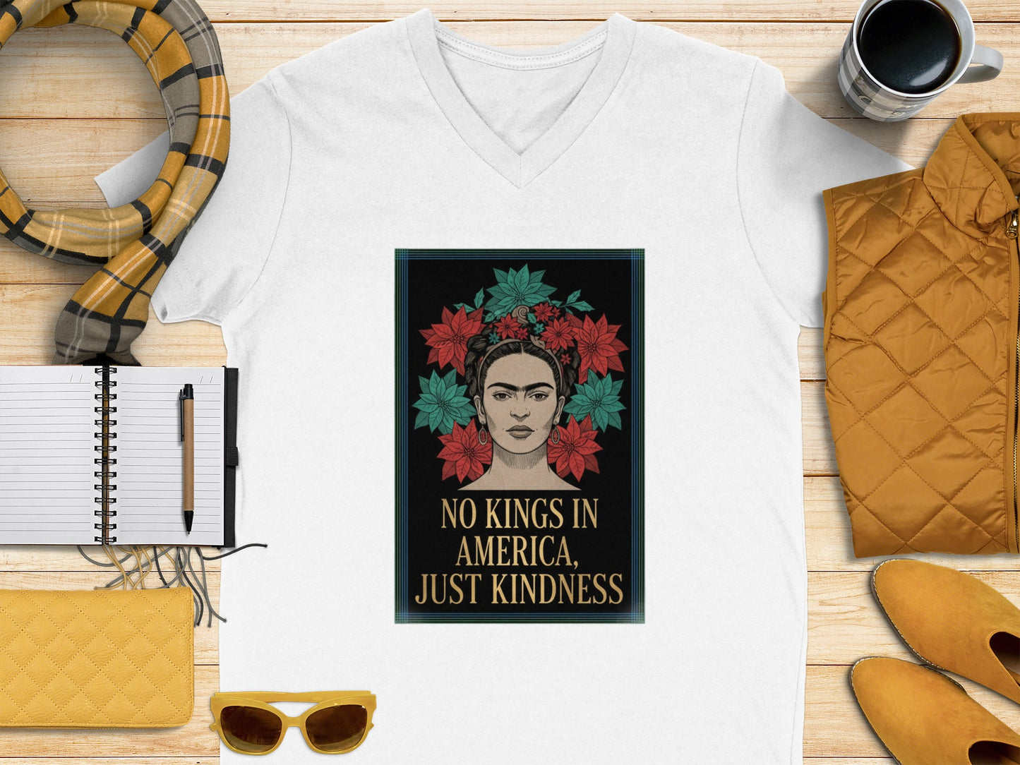 No Kings In America Just Kindness t-shirt