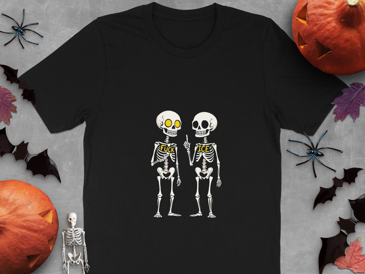 Halloween Skeleton Theme Graphic Tee product