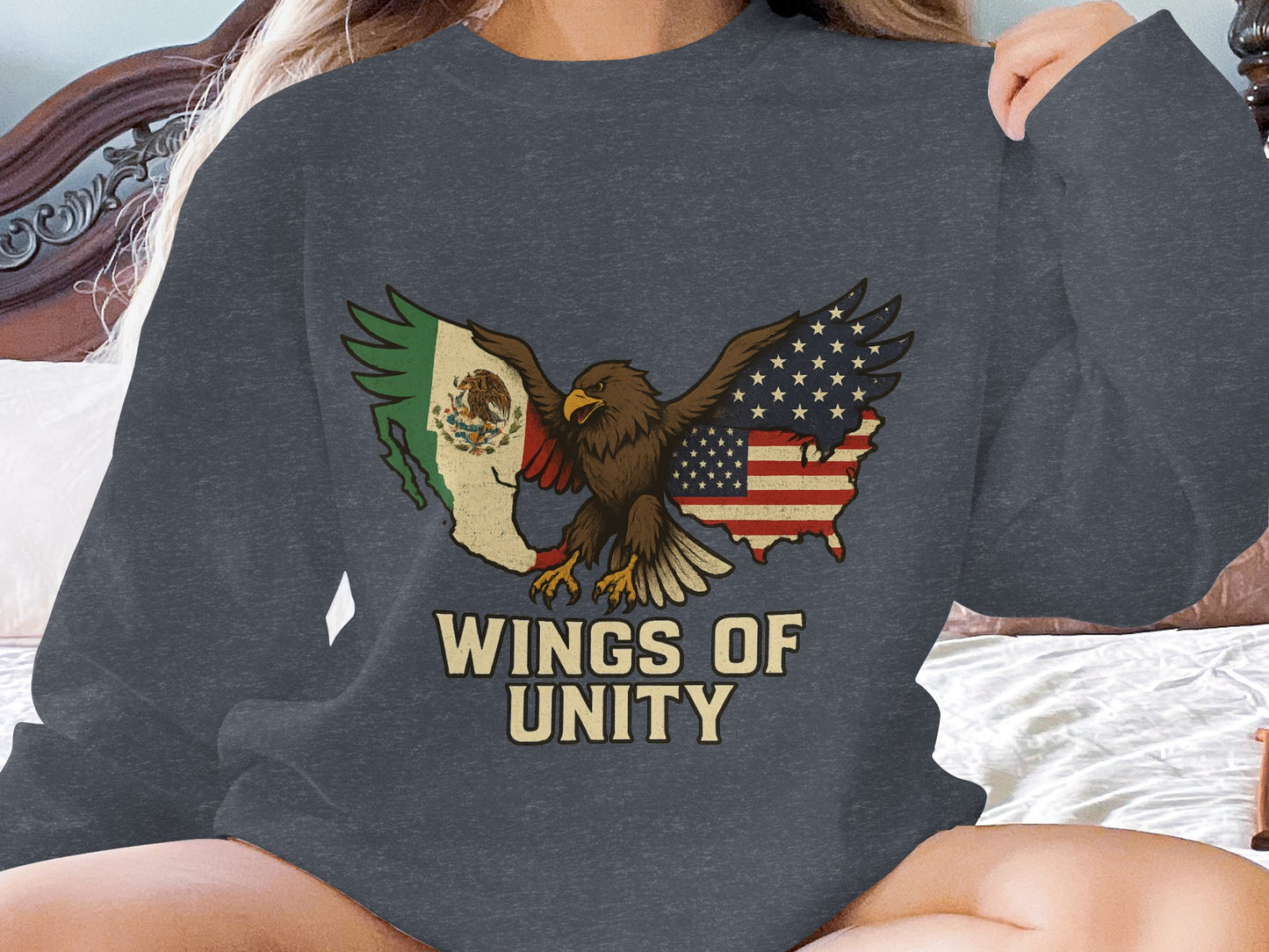 Wings Of Unity Eagle American Mexican Shirt product type