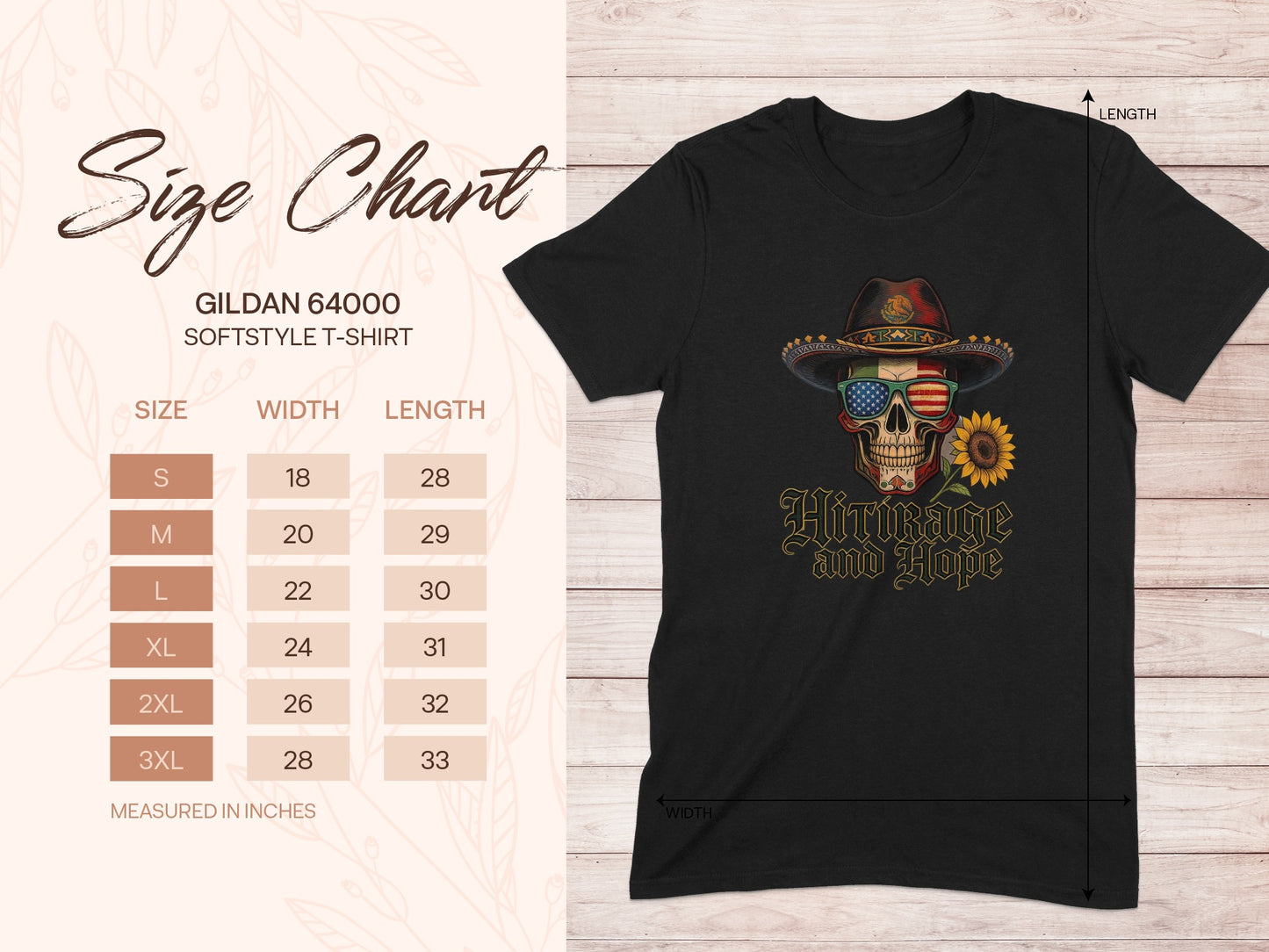 Vintage Skull with Hat Hippie T-Shirt product