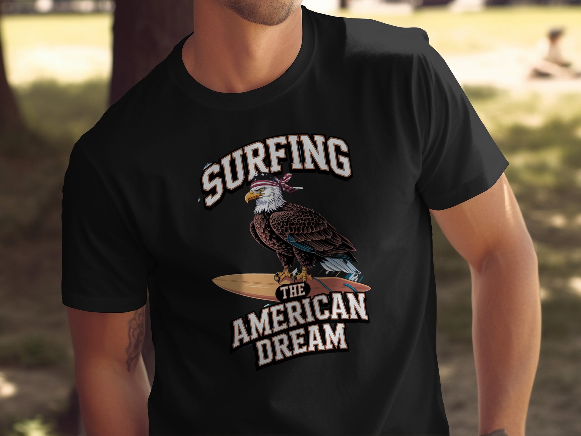 Surfing The American Dream Graphic Tee product type