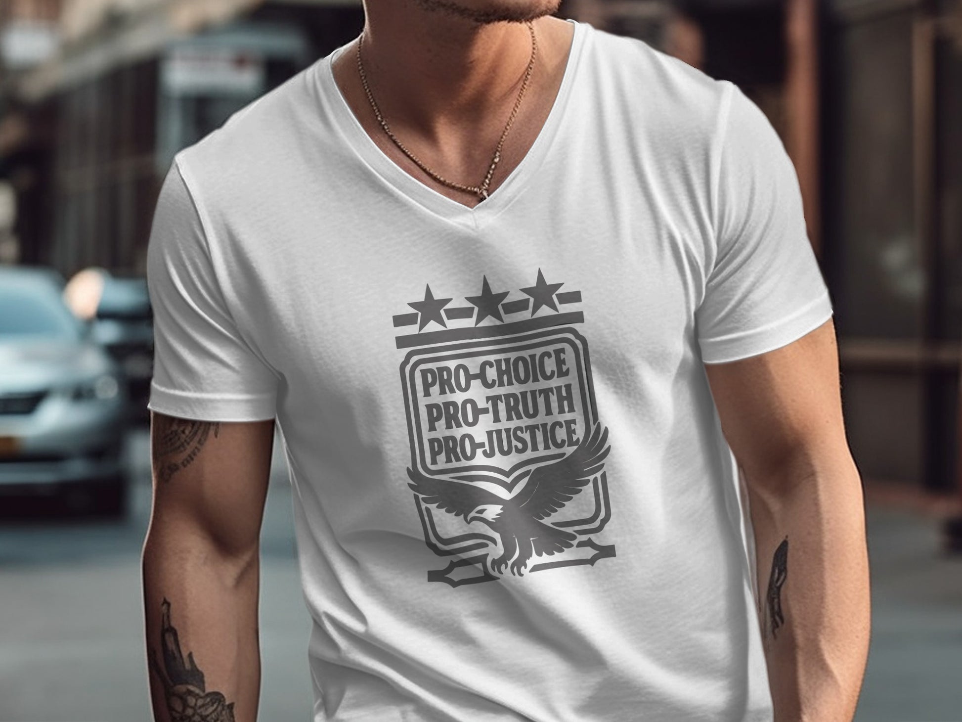 Pro-Choice Pro-Truth Pro-Justice Graphic Tee product