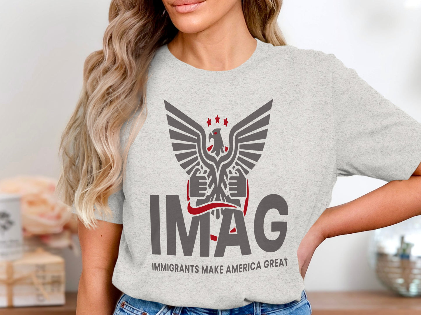 Immigrants Make America Great Graphic Tee product type