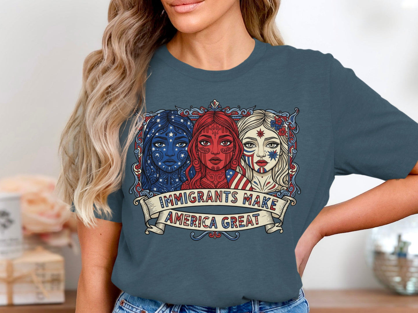 Immigrants Make America Great Graphic T-Shirt product