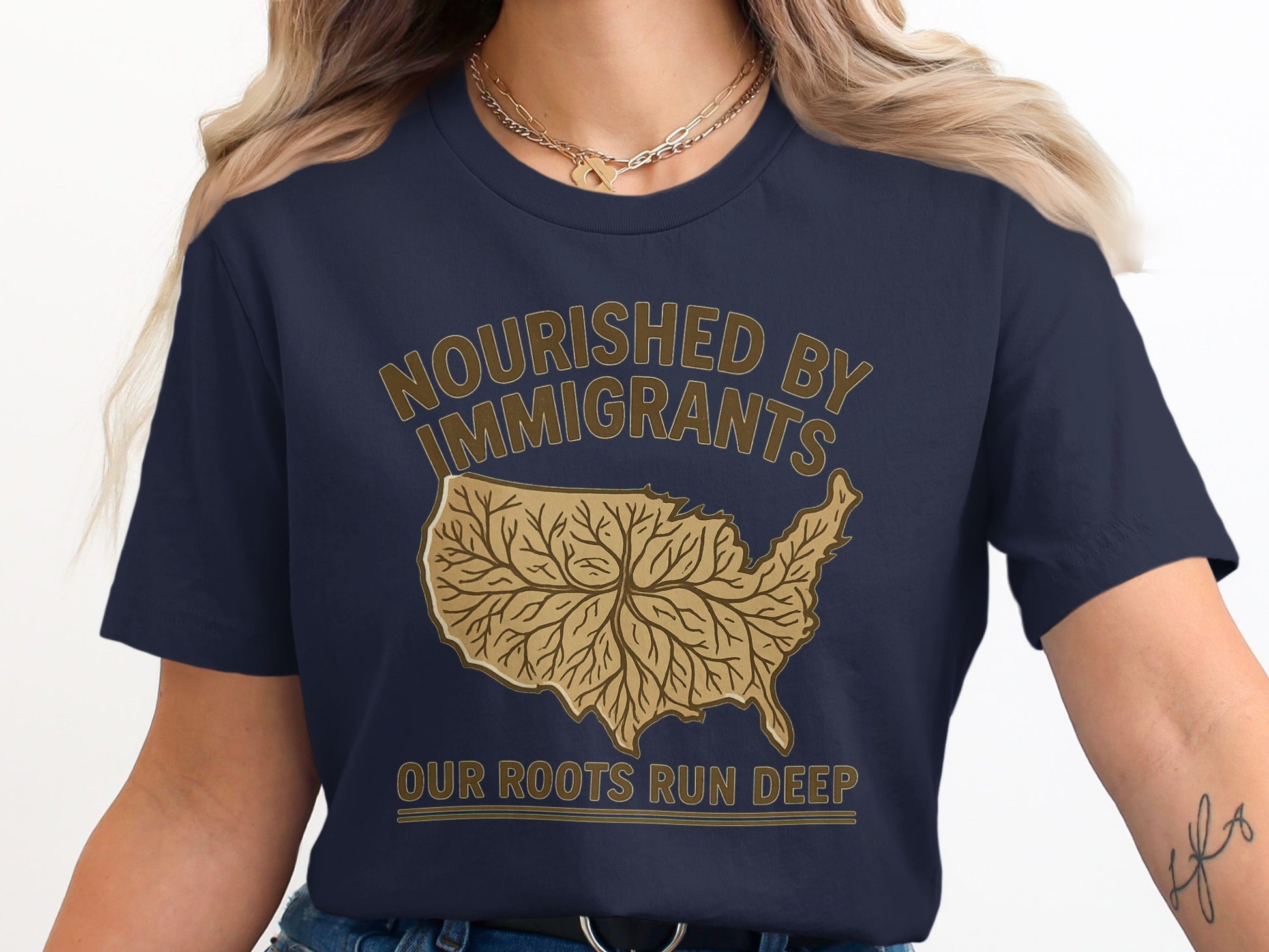 Nourished by Immigrants Graphic T-Shirt product type