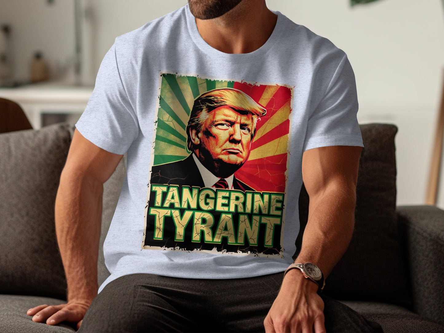 Tangerine Tyrant Artistic Graphic Tee product