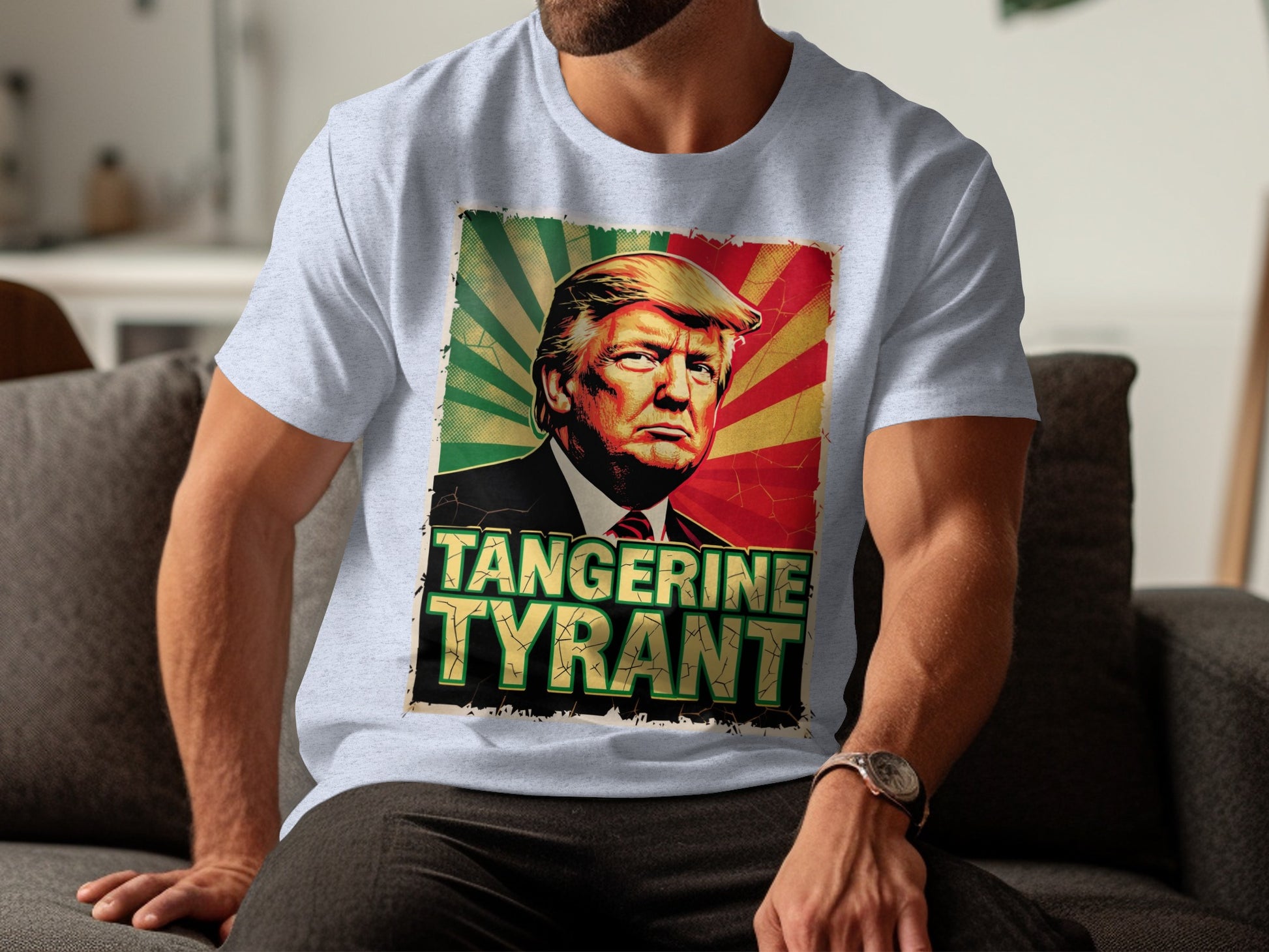 Tangerine Tyrant Artistic Graphic Tee product