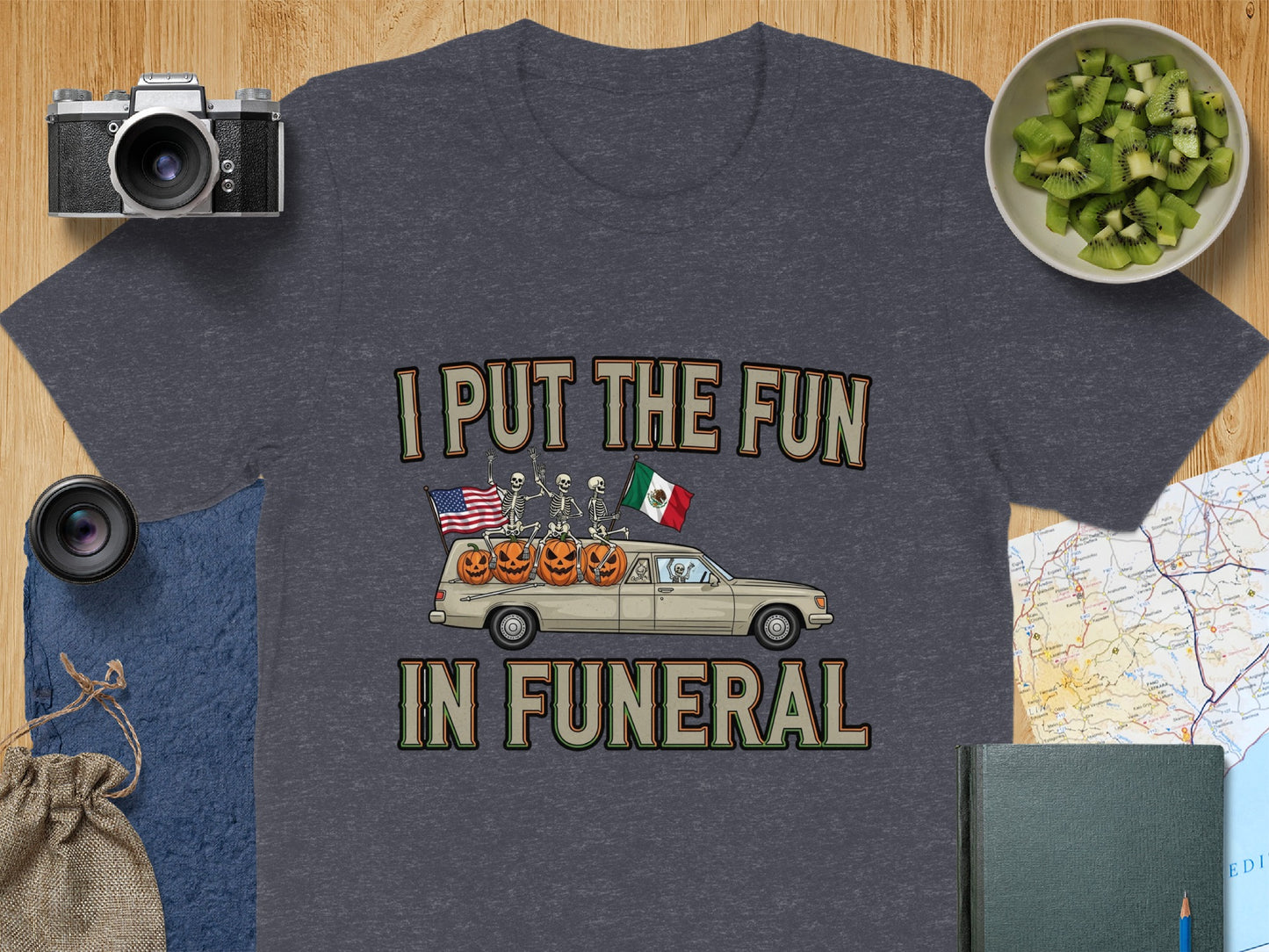 I Put The Fun in Funeral Halloween Shirt product type