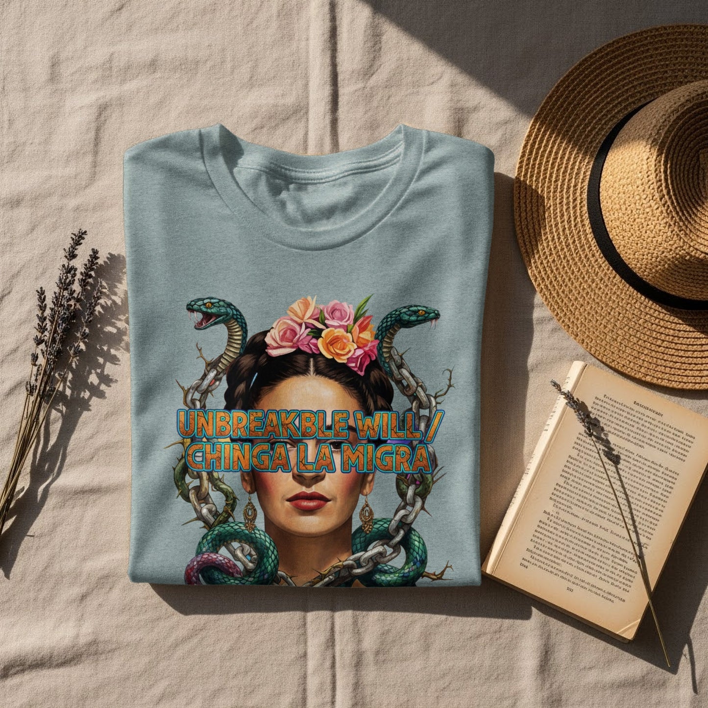 Unbreakable Will Chinga La Migra Artistic T-Shirt product