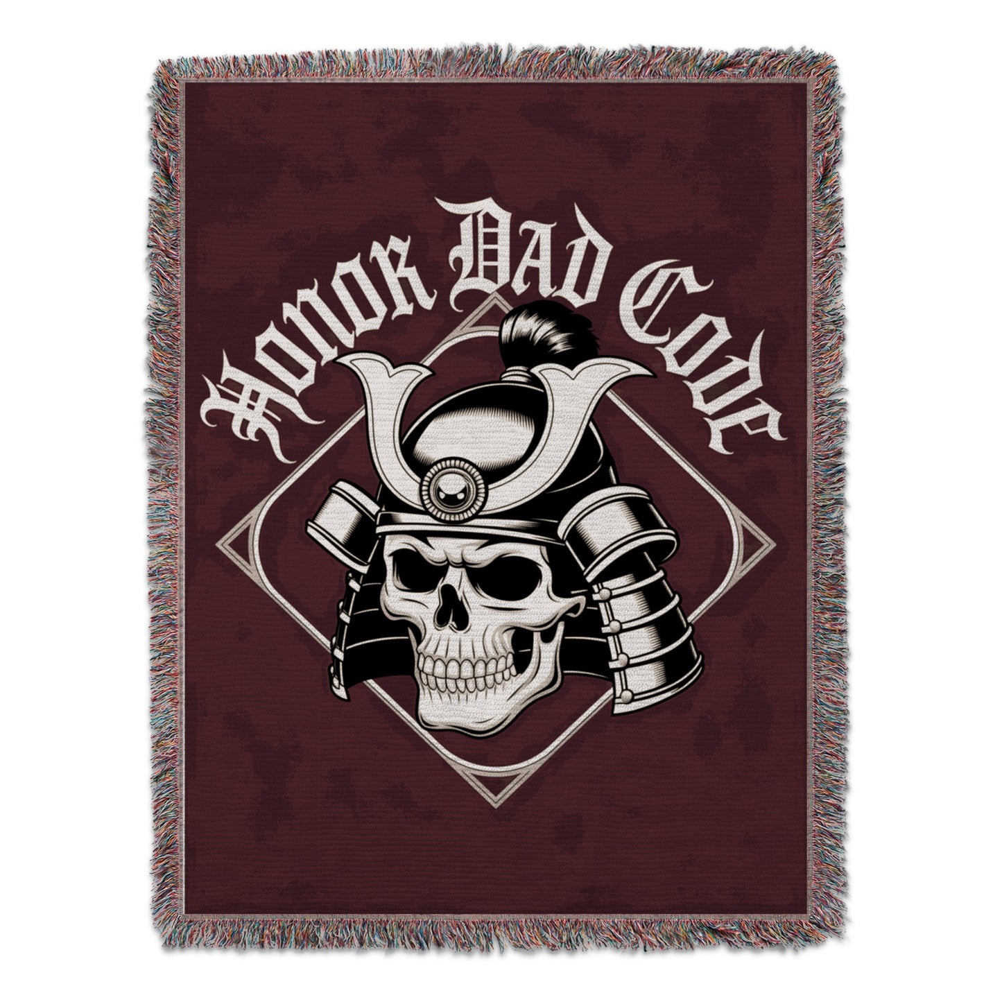 Honor Dad Code Skull with Helmet Blanket product type