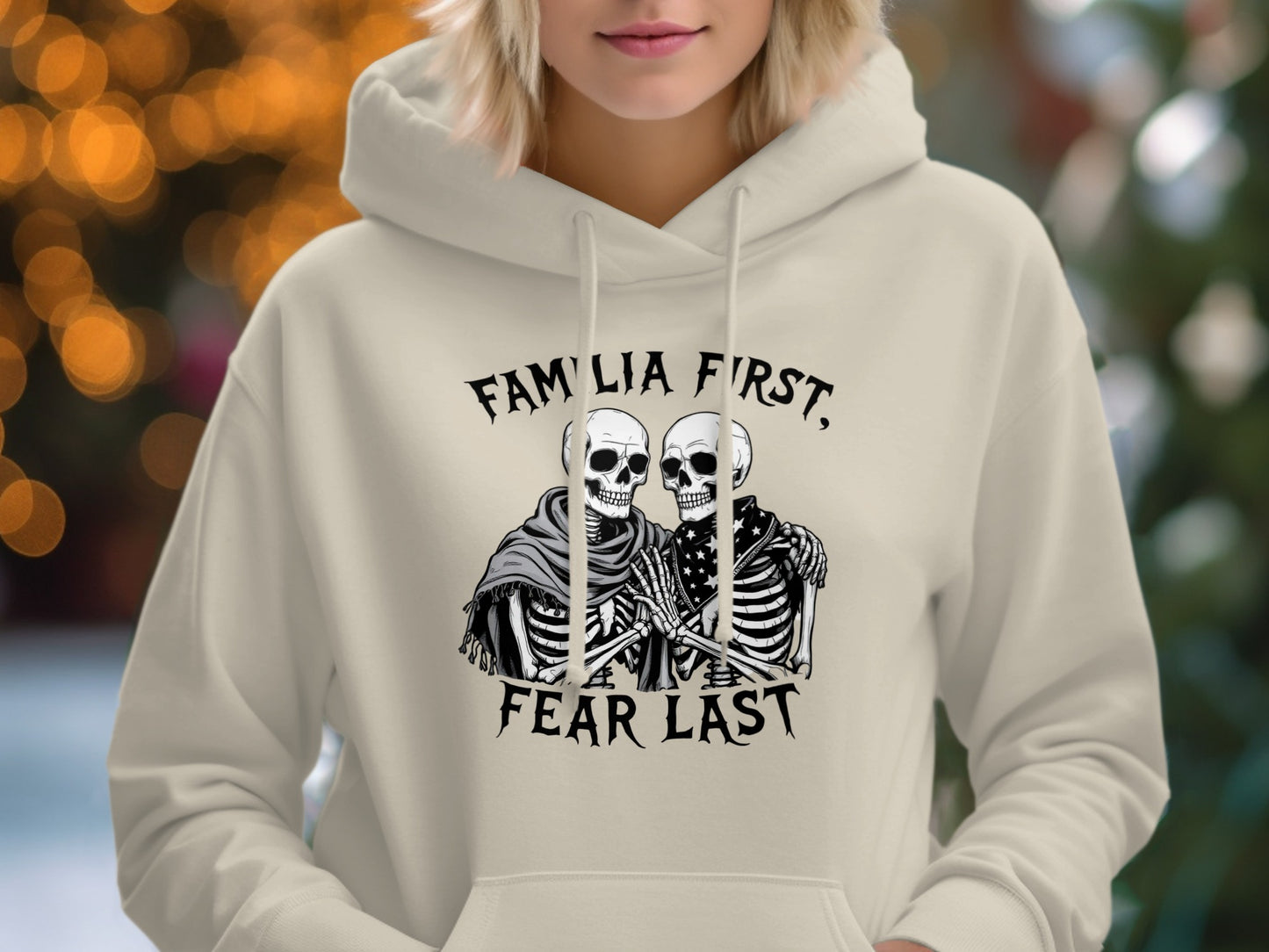 Familia First Fear Last Skeleton Graphic Hoodie product